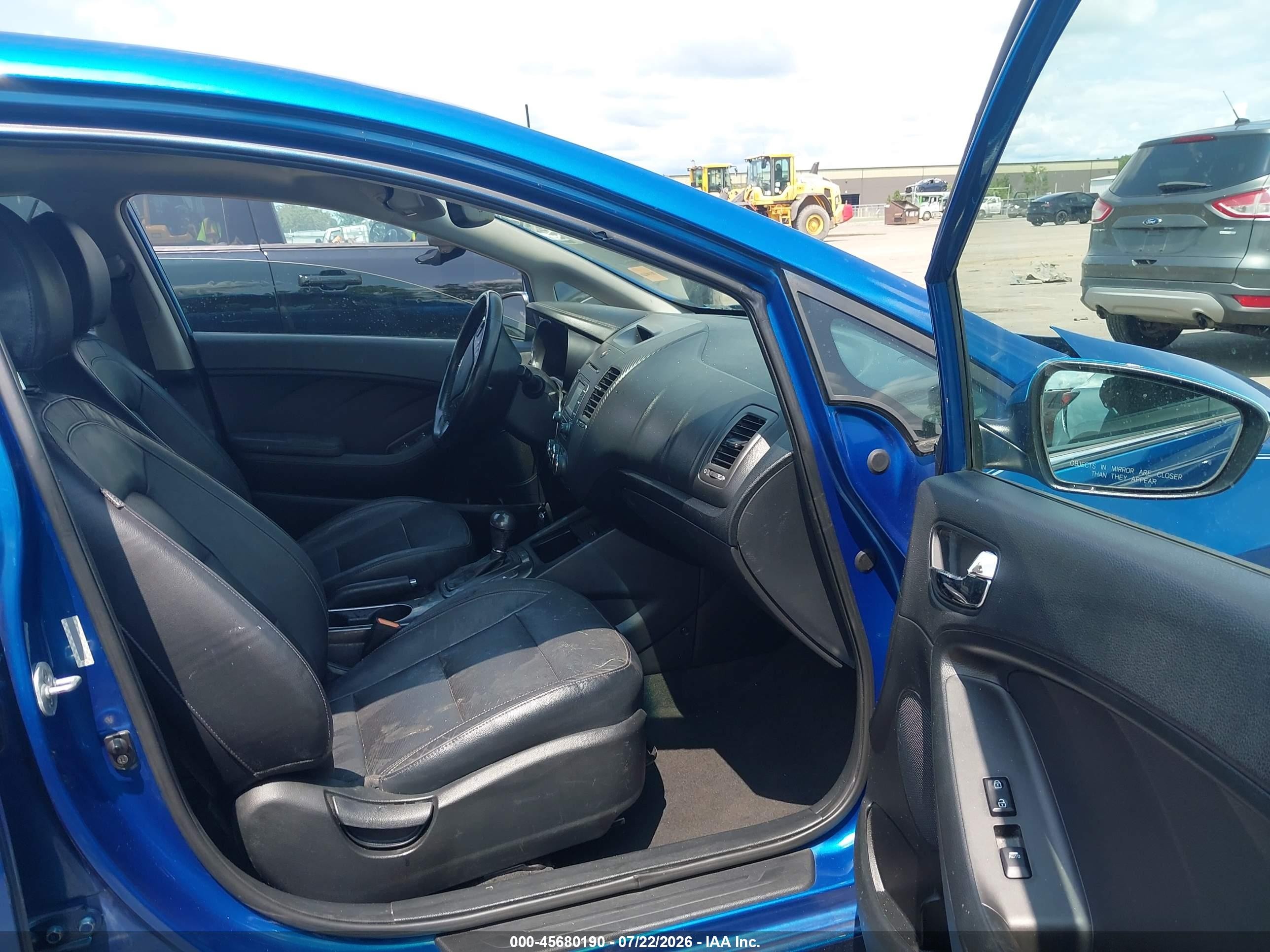 2015 Kia Forte Ex Blue vin: KNAFZ4A8XF5308037