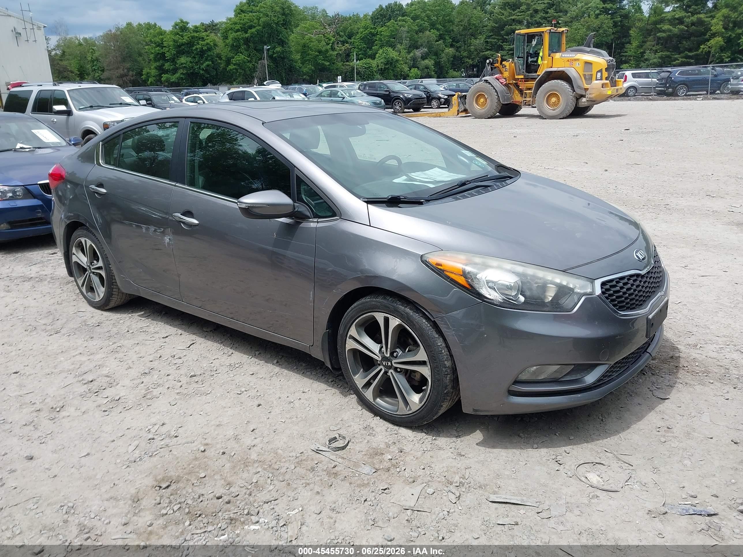 2015 Kia Forte Ex Silver vin: KNAFZ4A8XF5322505