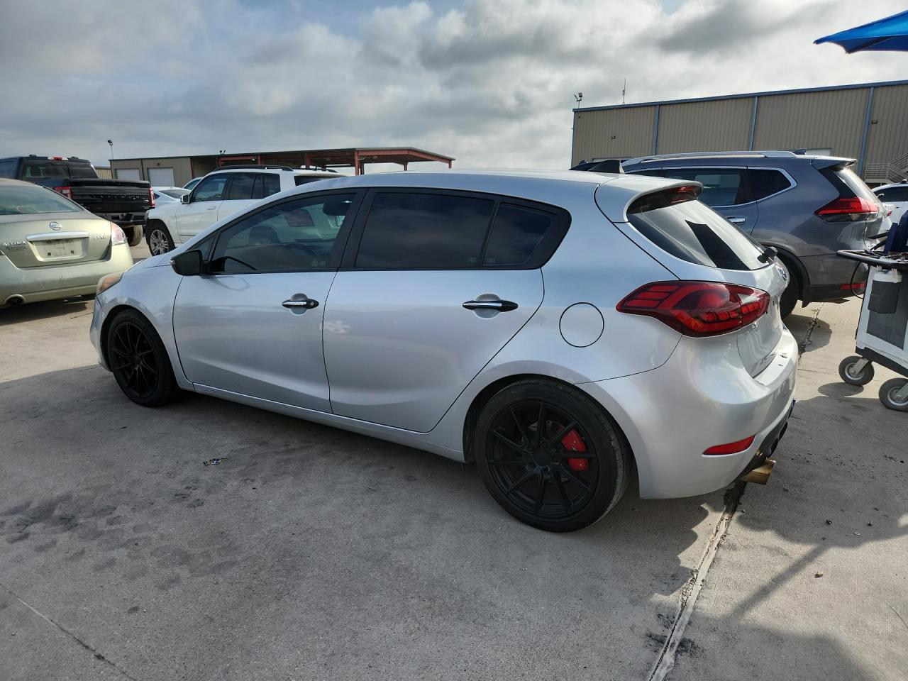 2015 Kia Forte Sx Silver vin: KNAFZ5A33F5390509