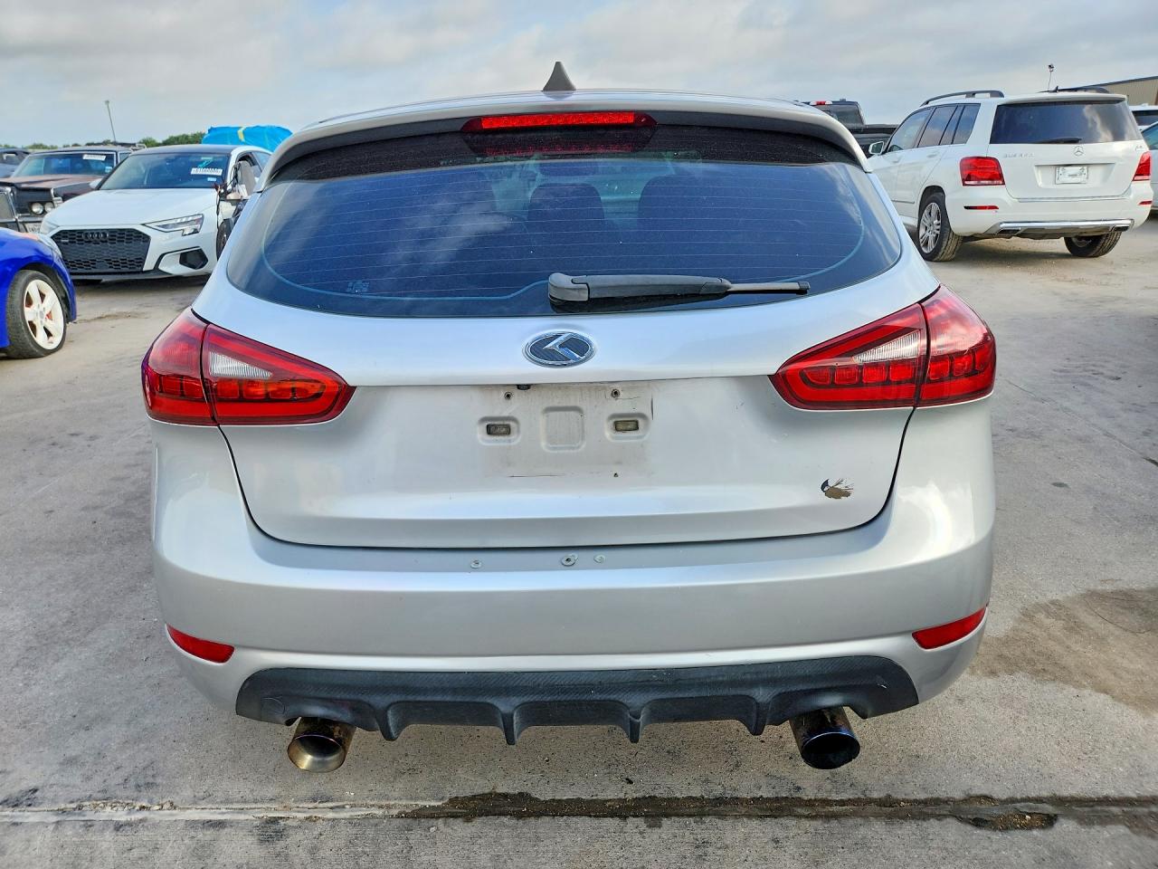 2015 Kia Forte Sx Silver vin: KNAFZ5A33F5390509
