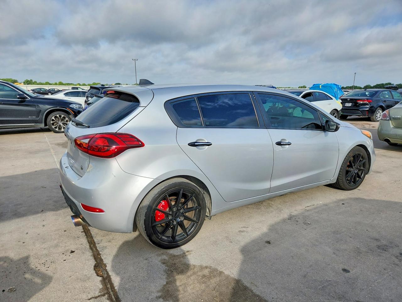 2015 Kia Forte Sx Silver vin: KNAFZ5A33F5390509