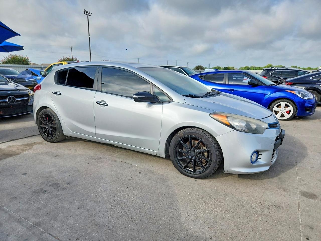 2015 Kia Forte Sx Silver vin: KNAFZ5A33F5390509