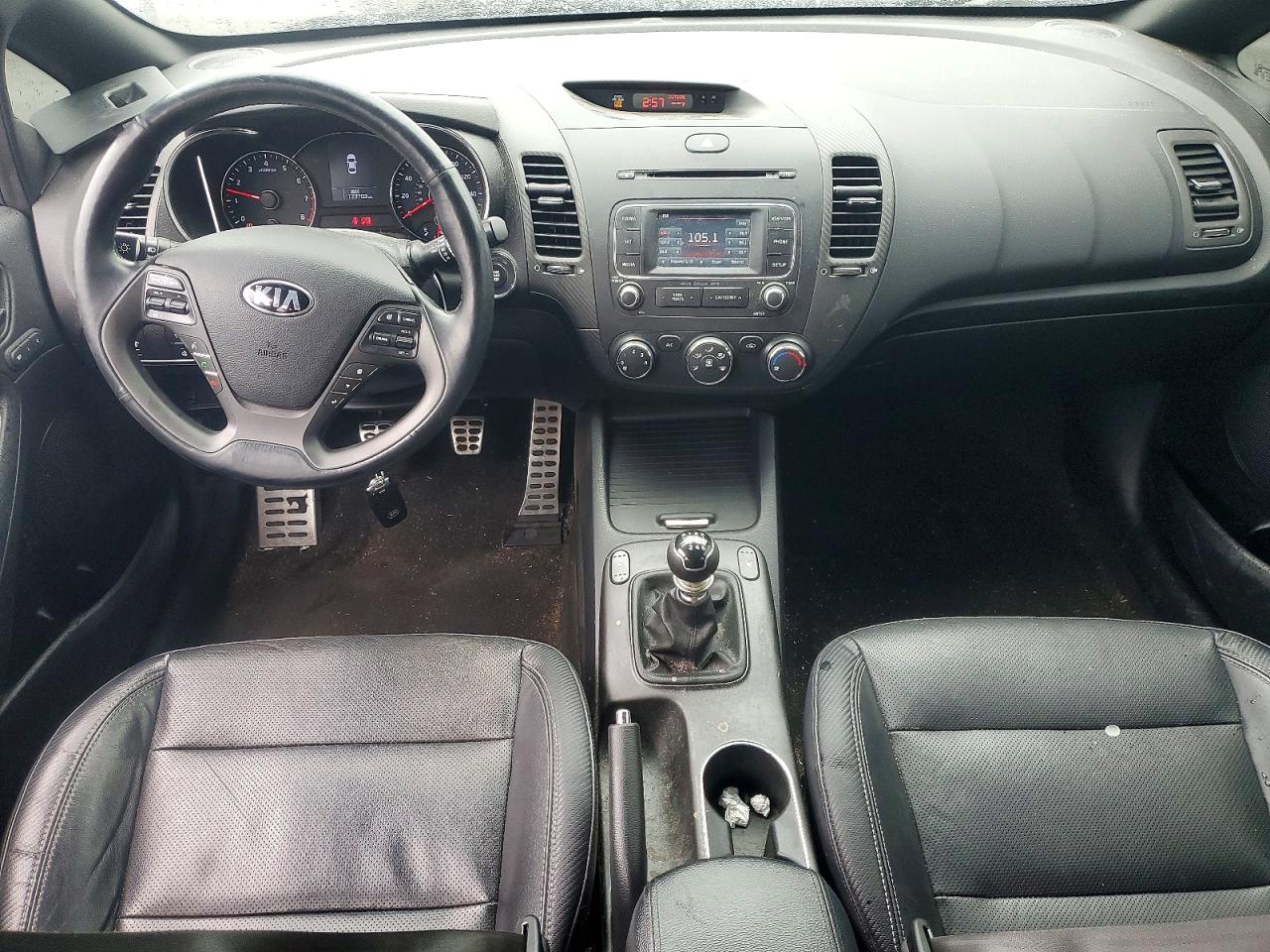 2015 Kia Forte Sx Silver vin: KNAFZ5A36F5285902