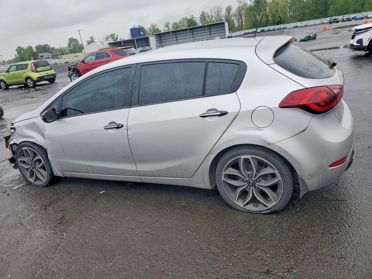 2015 Kia Forte Sx Silver vin: KNAFZ5A36F5285902
