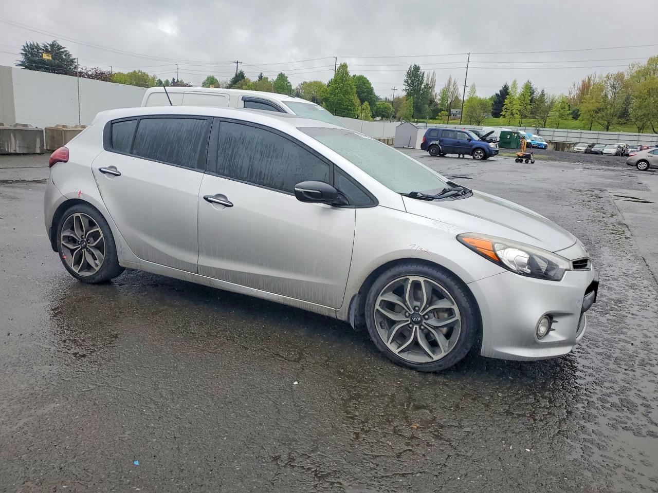 2015 Kia Forte Sx Silver vin: KNAFZ5A36F5285902