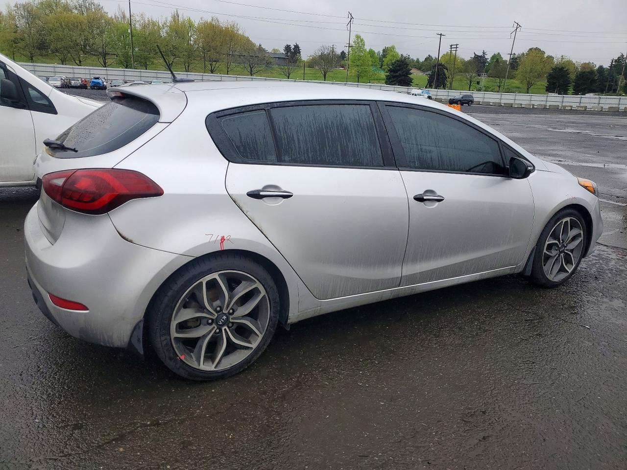 2015 Kia Forte Sx Silver vin: KNAFZ5A36F5285902