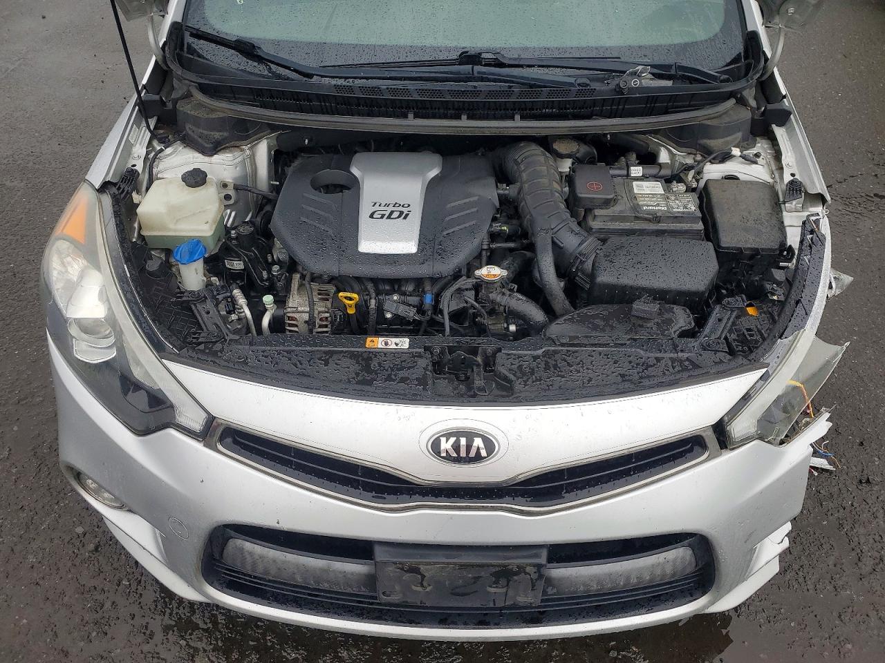 2015 Kia Forte Sx Silver vin: KNAFZ5A36F5285902