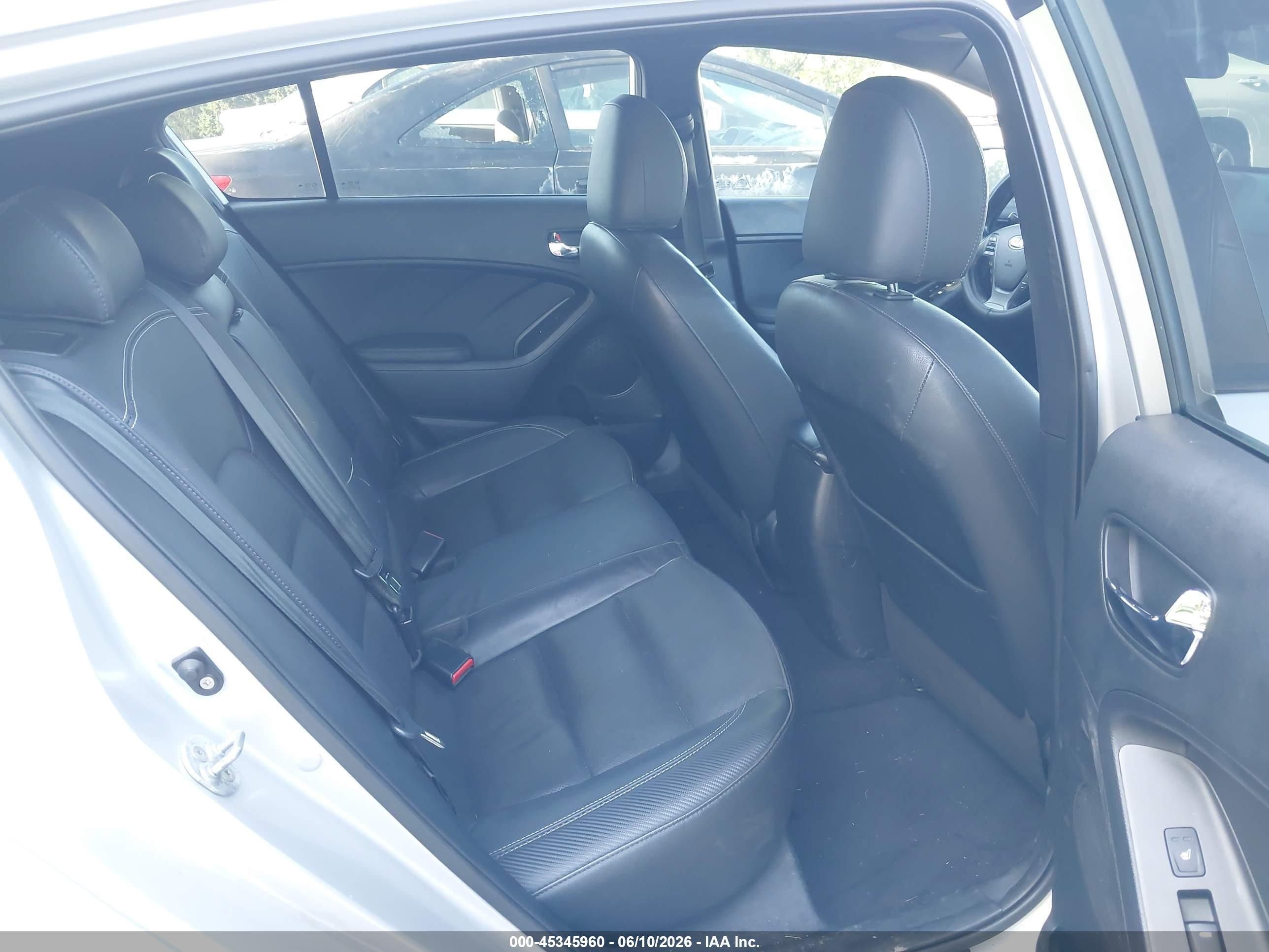 2015 Kia Forte Sx Silver vin: KNAFZ5A36F5294762
