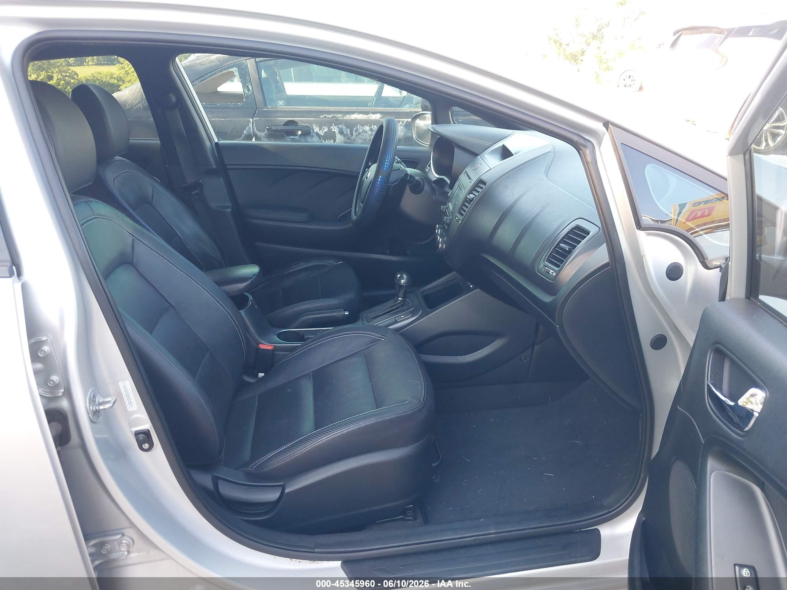2015 Kia Forte Sx Silver vin: KNAFZ5A36F5294762