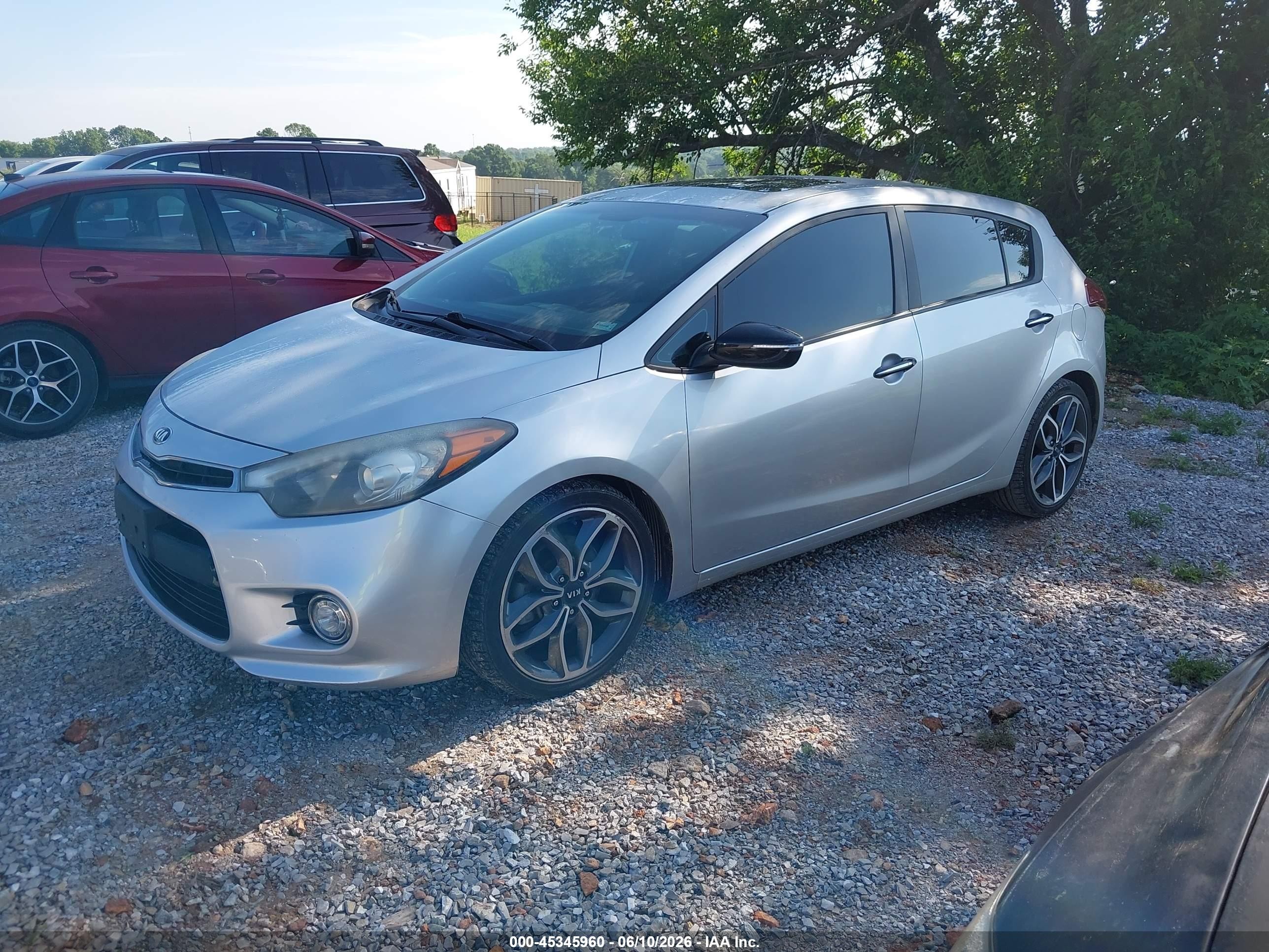 2015 Kia Forte Sx Silver vin: KNAFZ5A36F5294762