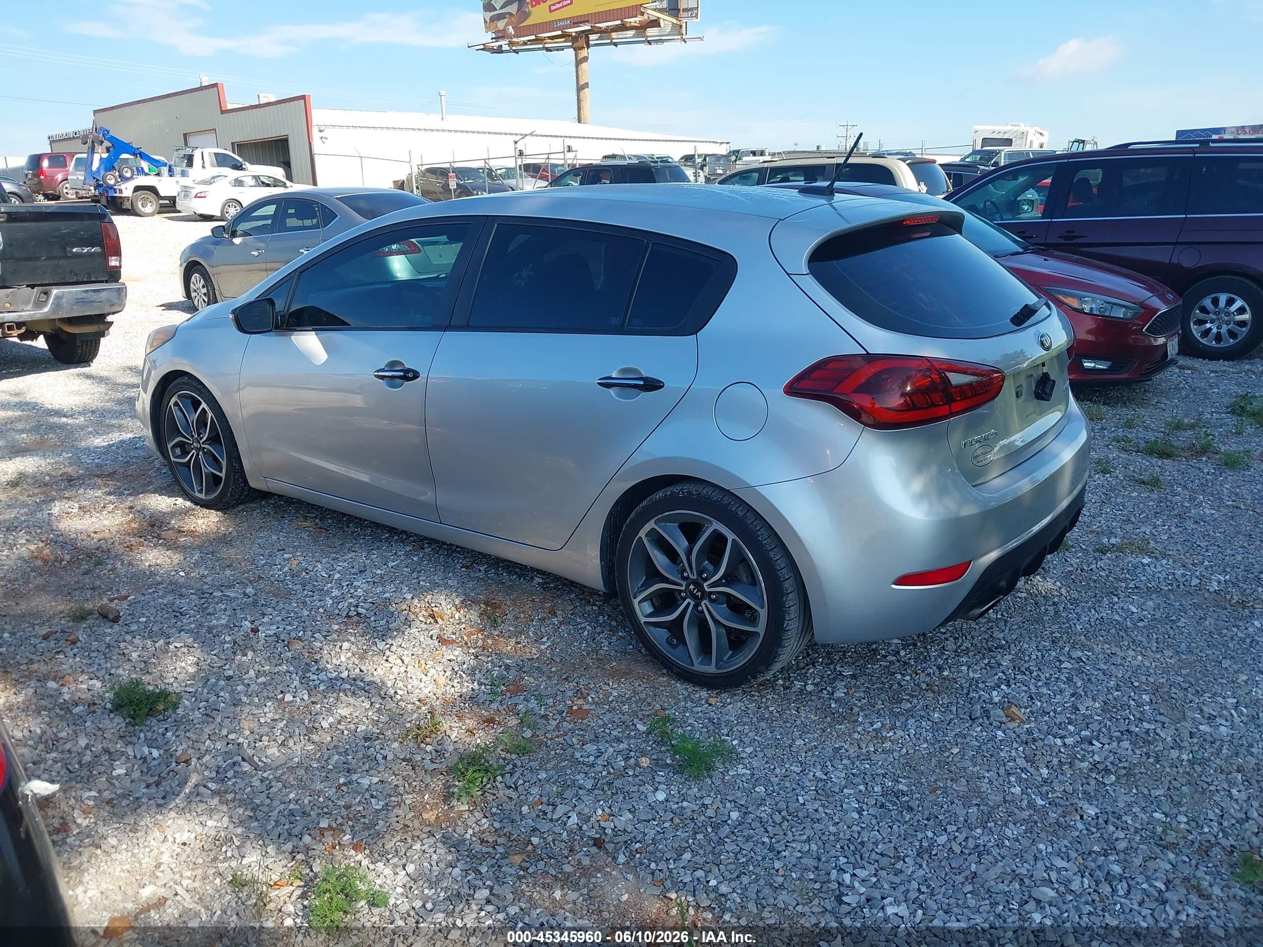 2015 Kia Forte Sx Silver vin: KNAFZ5A36F5294762