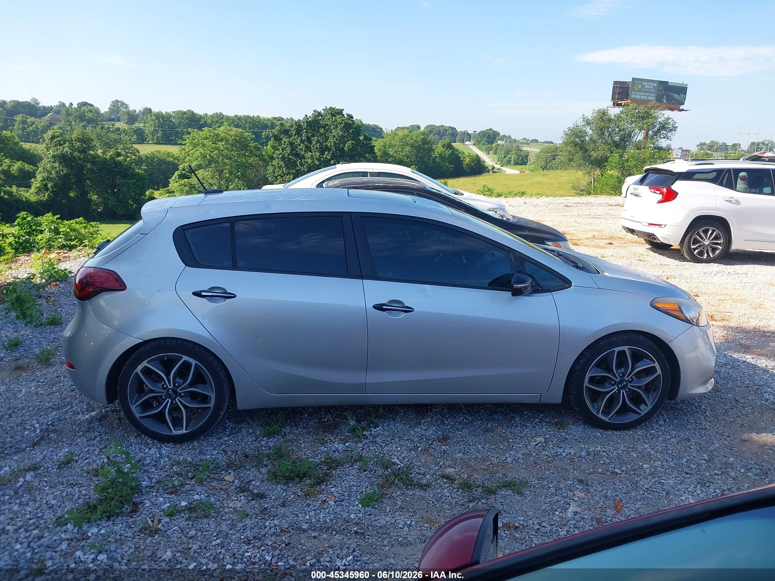 2015 Kia Forte Sx Silver vin: KNAFZ5A36F5294762