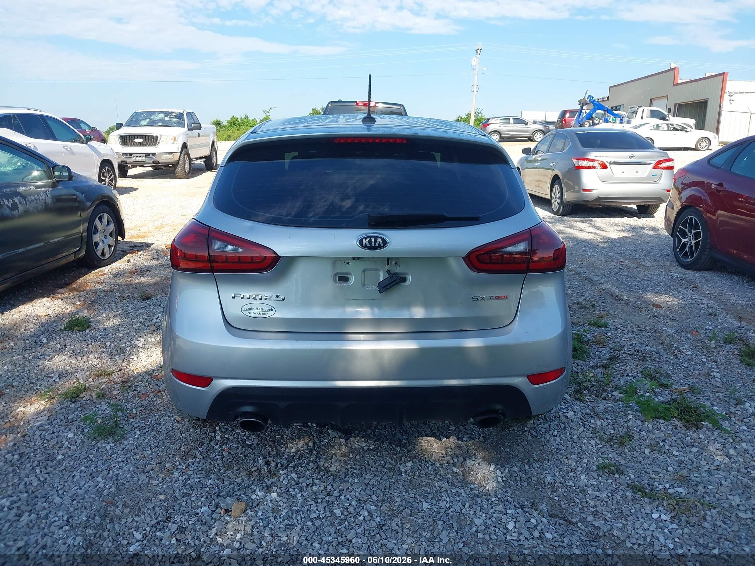 2015 Kia Forte Sx Silver vin: KNAFZ5A36F5294762