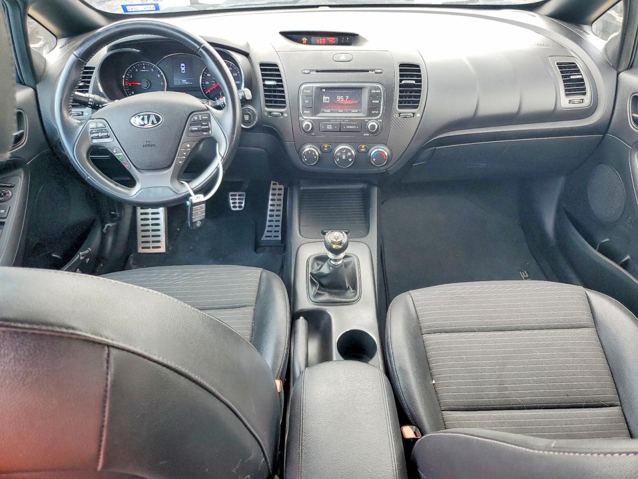 2015 Kia Forte Sx Gray vin: KNAFZ5A36F5406735