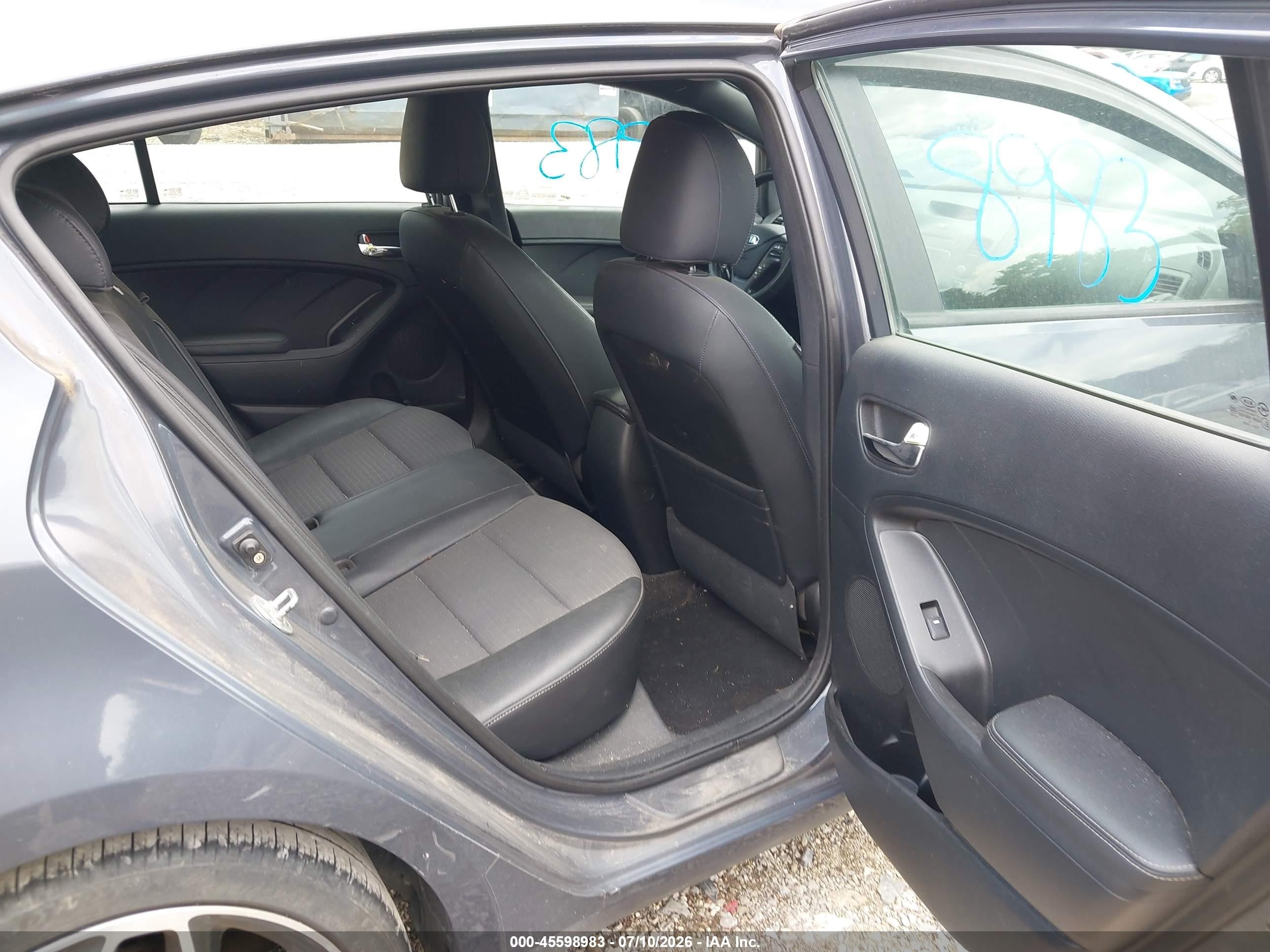 2015 Kia Forte Sx Green vin: KNAFZ5A37F5370828