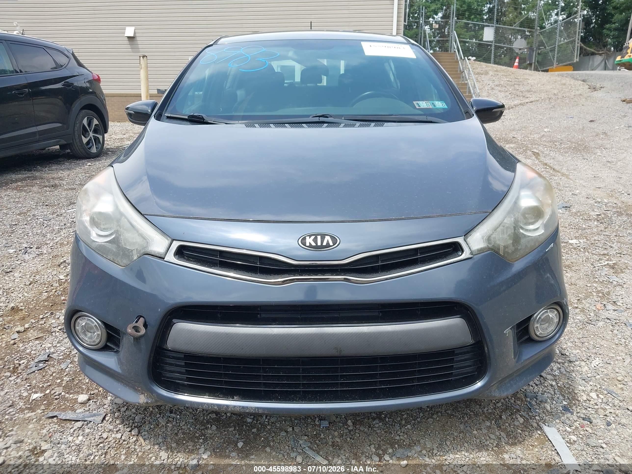 2015 Kia Forte Sx Green vin: KNAFZ5A37F5370828