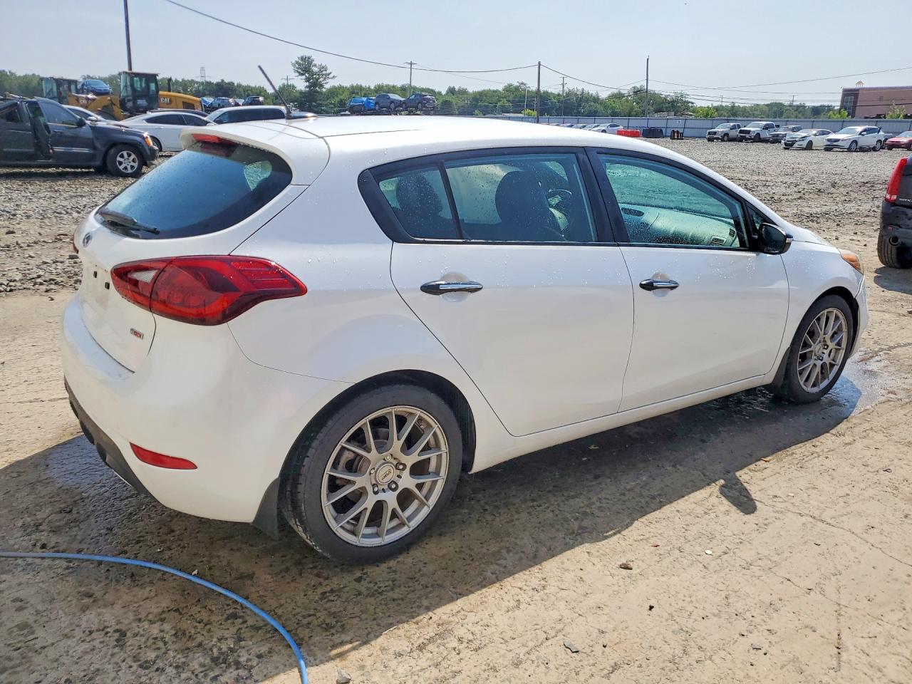 2015 Kia Forte Sx White vin: KNAFZ5A38F5293905