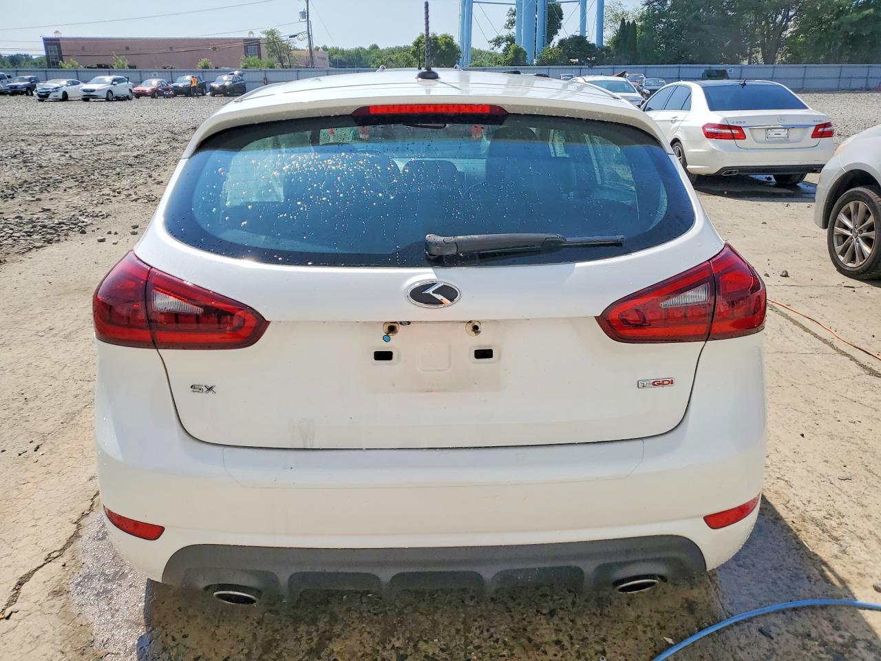 2015 Kia Forte Sx White vin: KNAFZ5A38F5293905