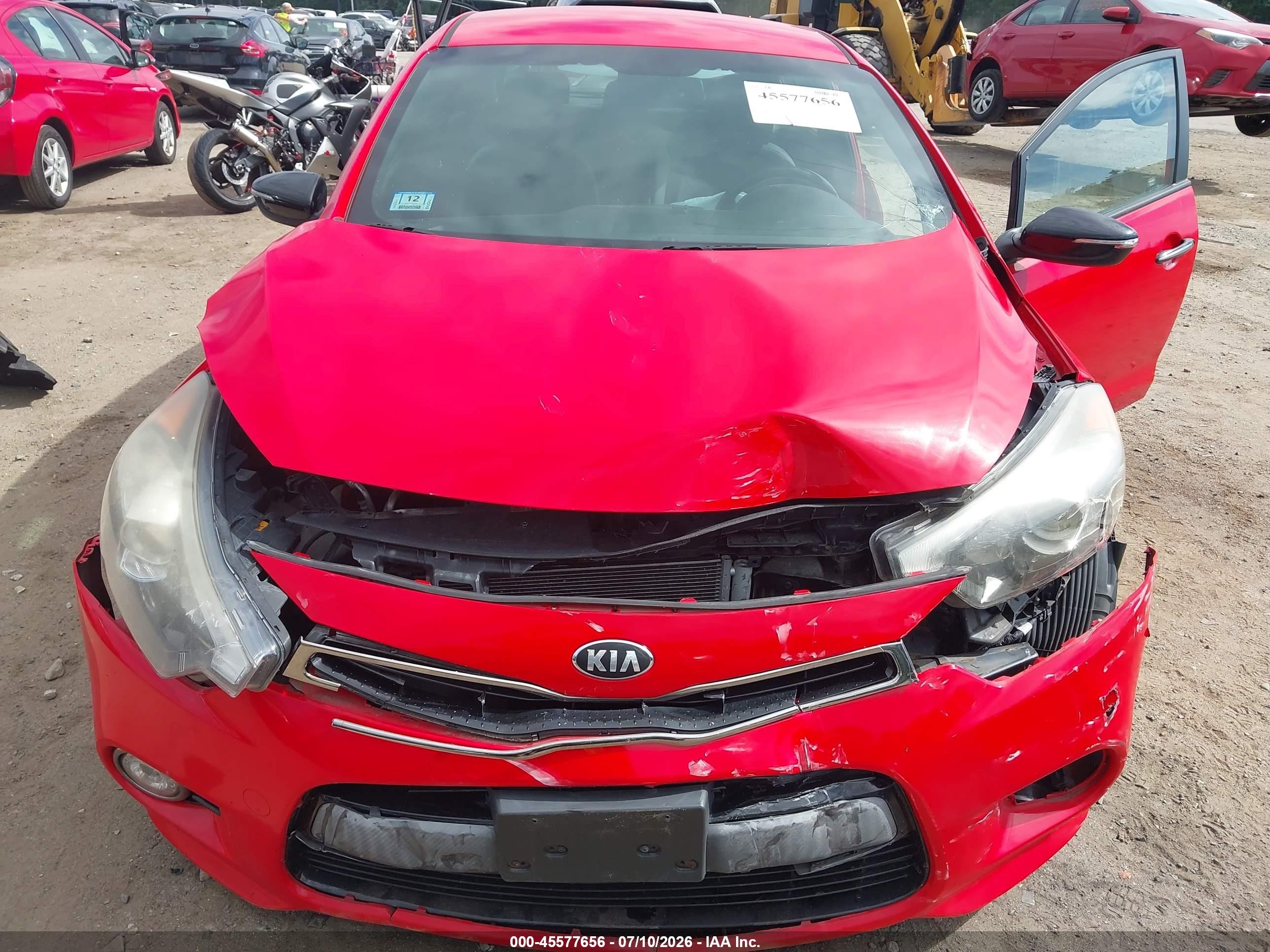 2015 Kia Forte Sx Red vin: KNAFZ5A39F5274828