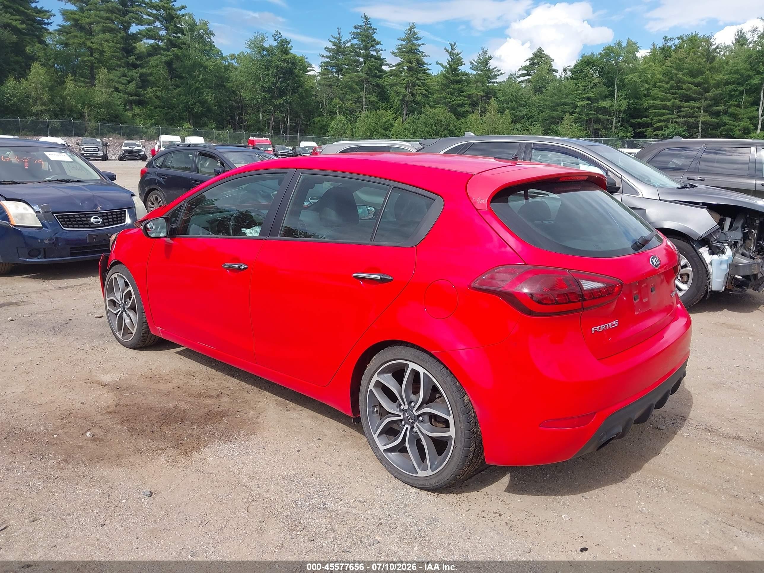 2015 Kia Forte Sx Red vin: KNAFZ5A39F5274828