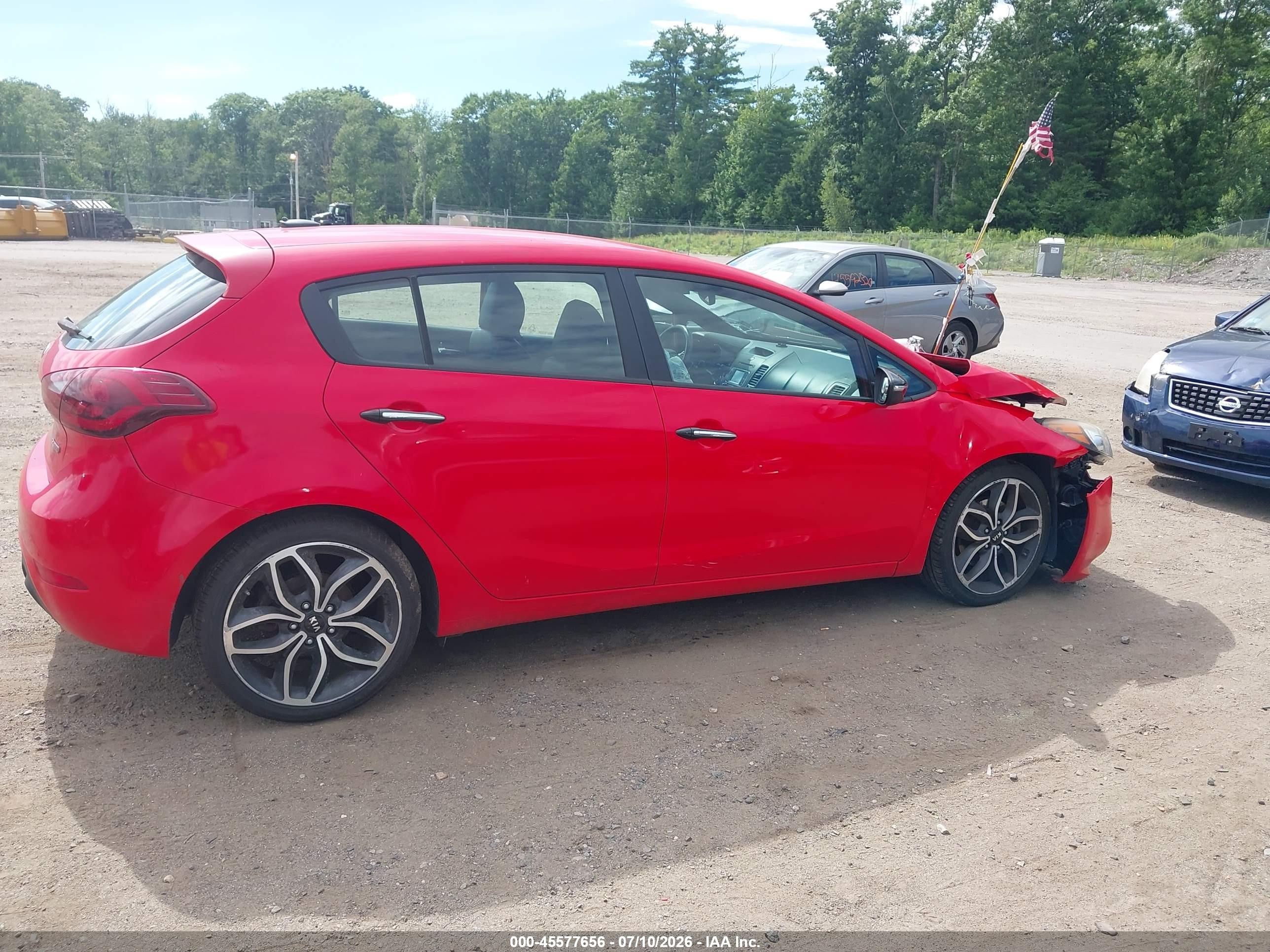 2015 Kia Forte Sx Red vin: KNAFZ5A39F5274828