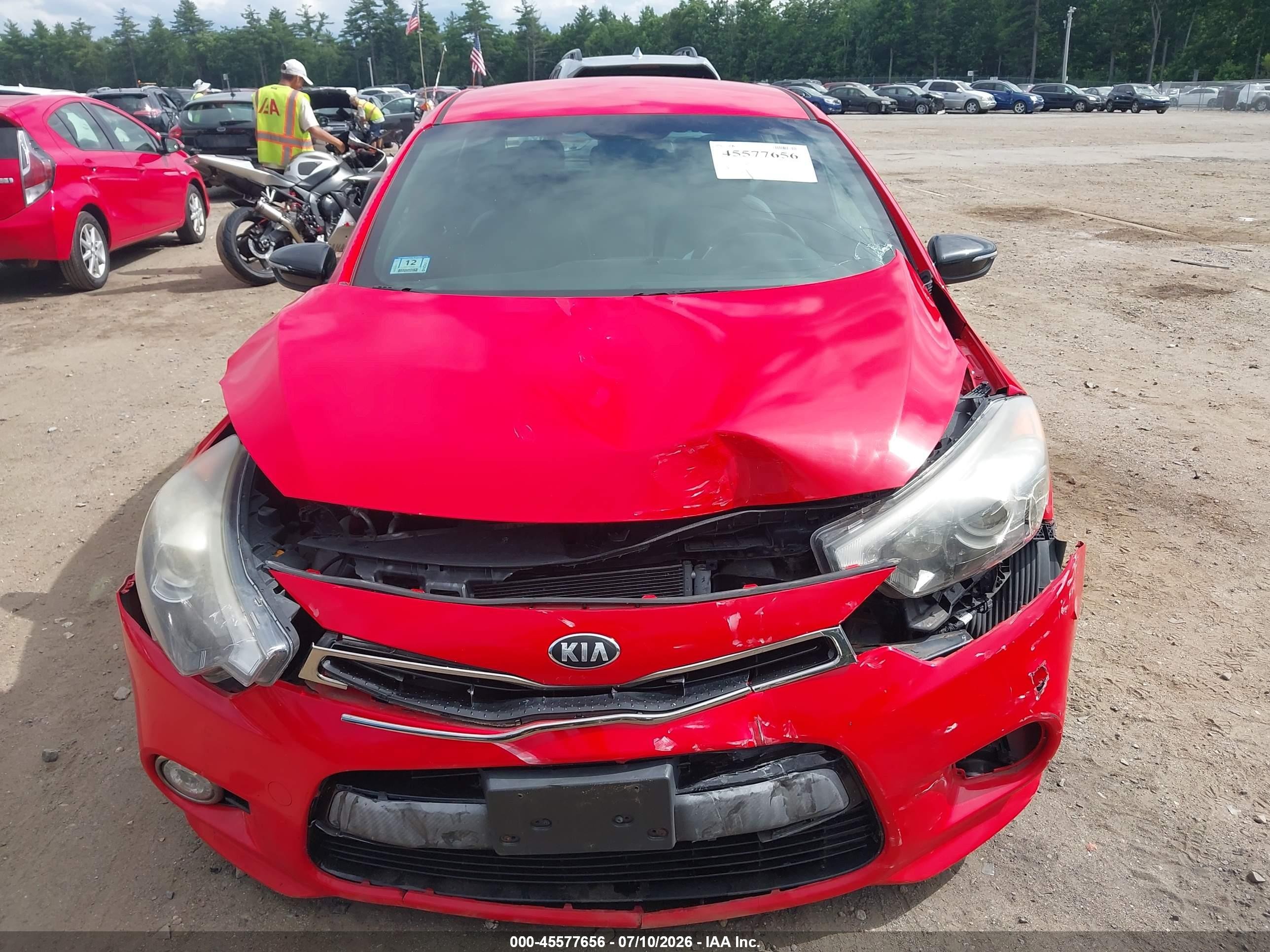 2015 Kia Forte Sx Red vin: KNAFZ5A39F5274828