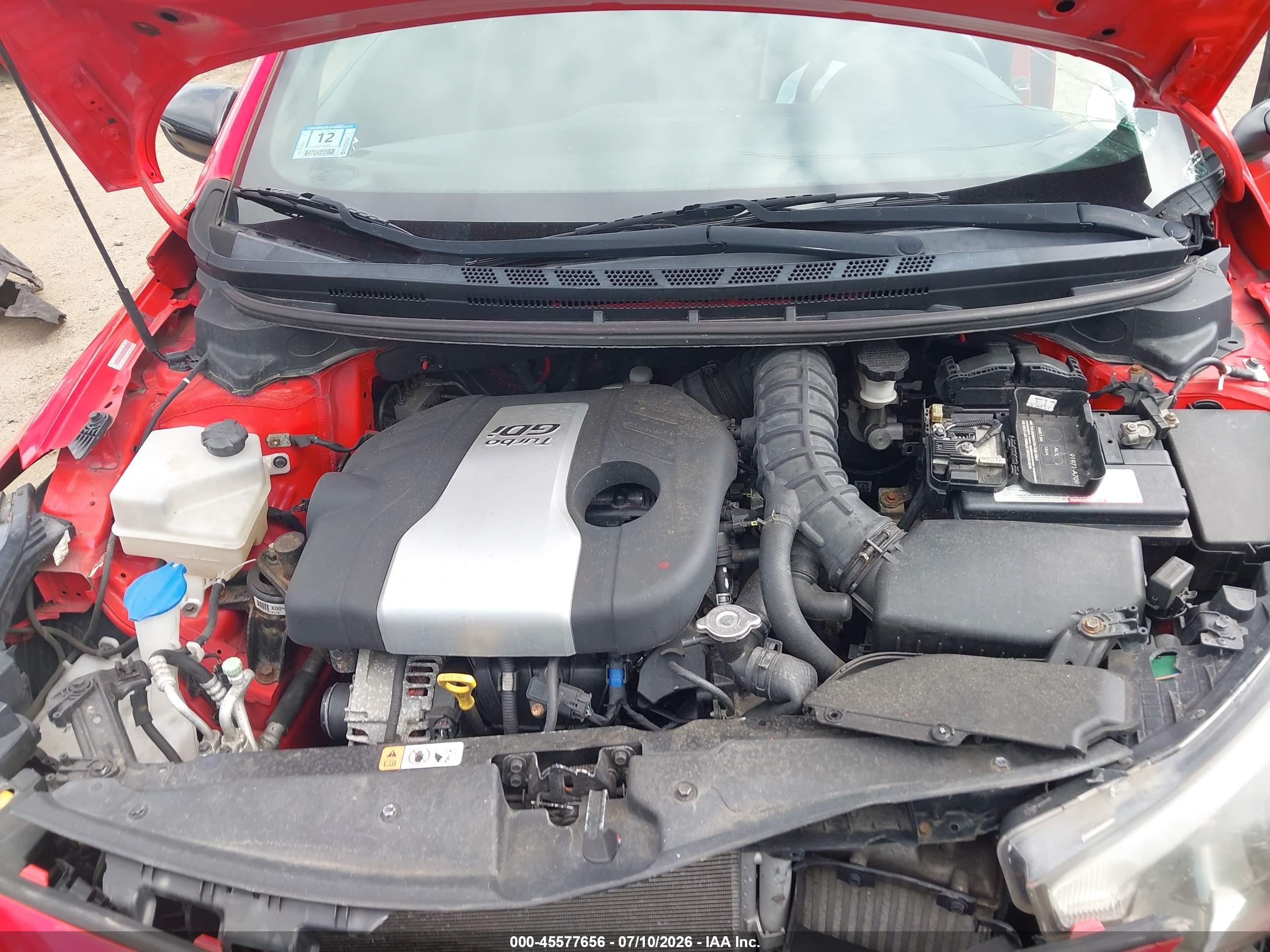 2015 Kia Forte Sx Red vin: KNAFZ5A39F5274828