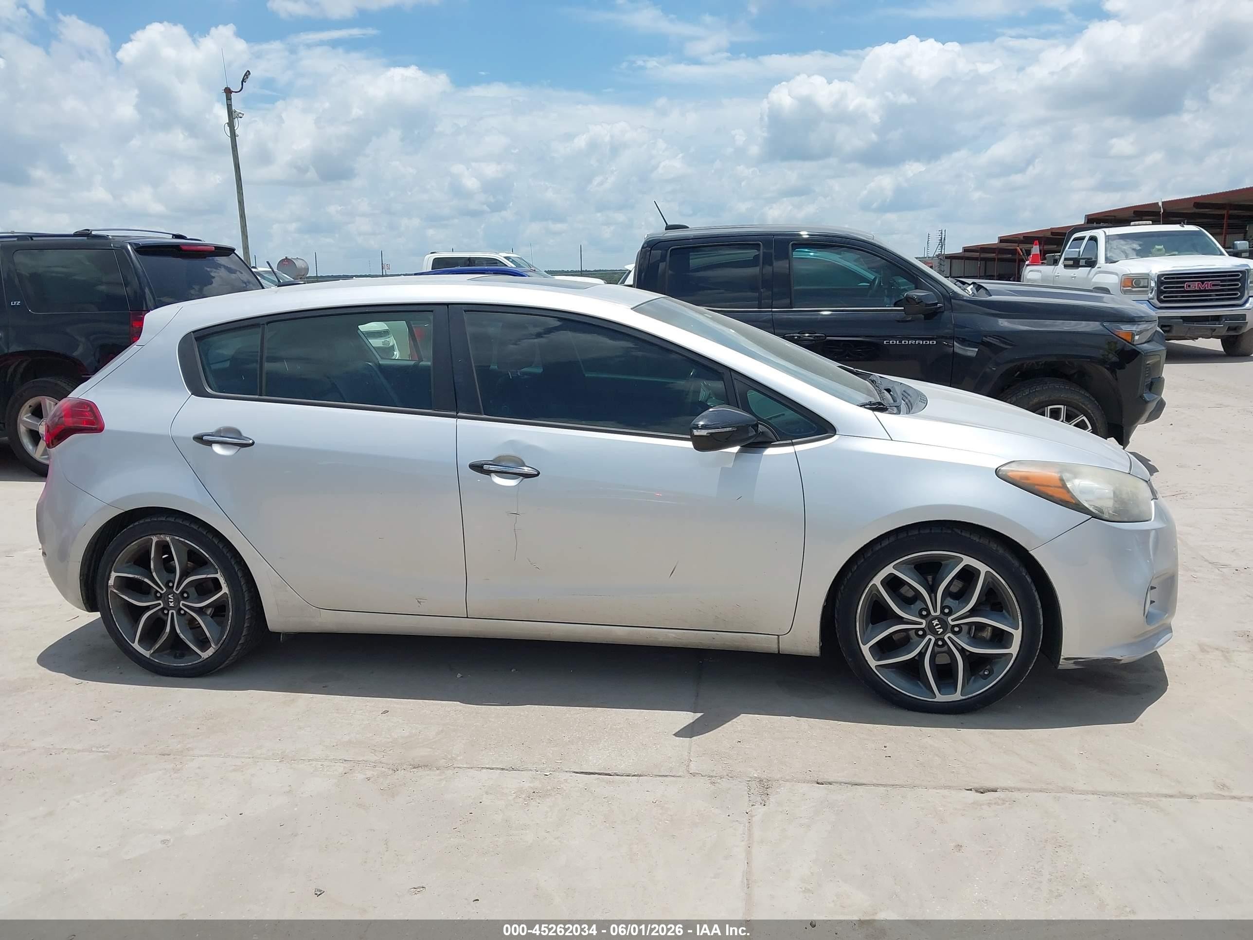 2015 Kia Forte Sx Gray vin: KNAFZ5A3XF5269797