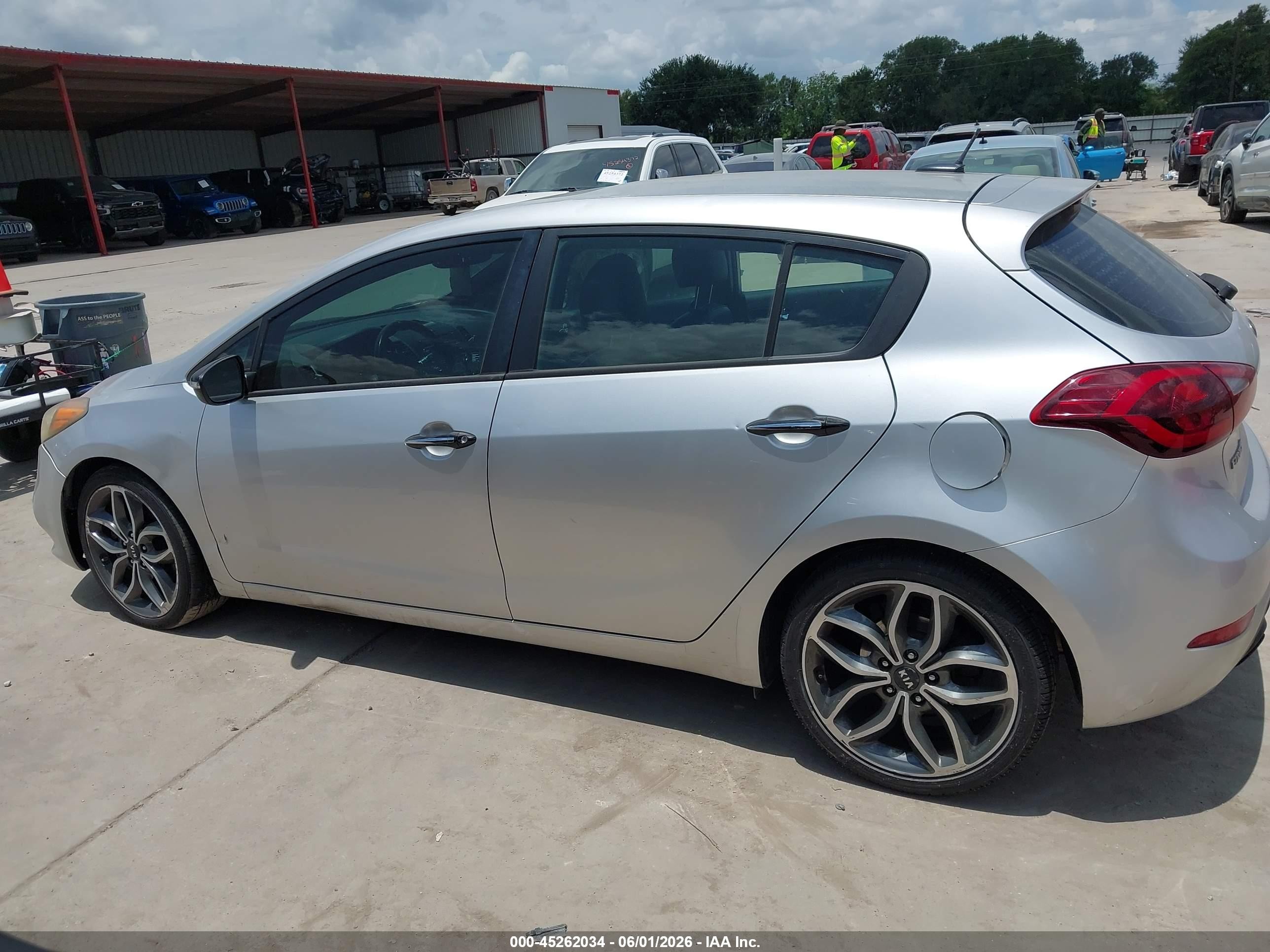 2015 Kia Forte Sx Gray vin: KNAFZ5A3XF5269797