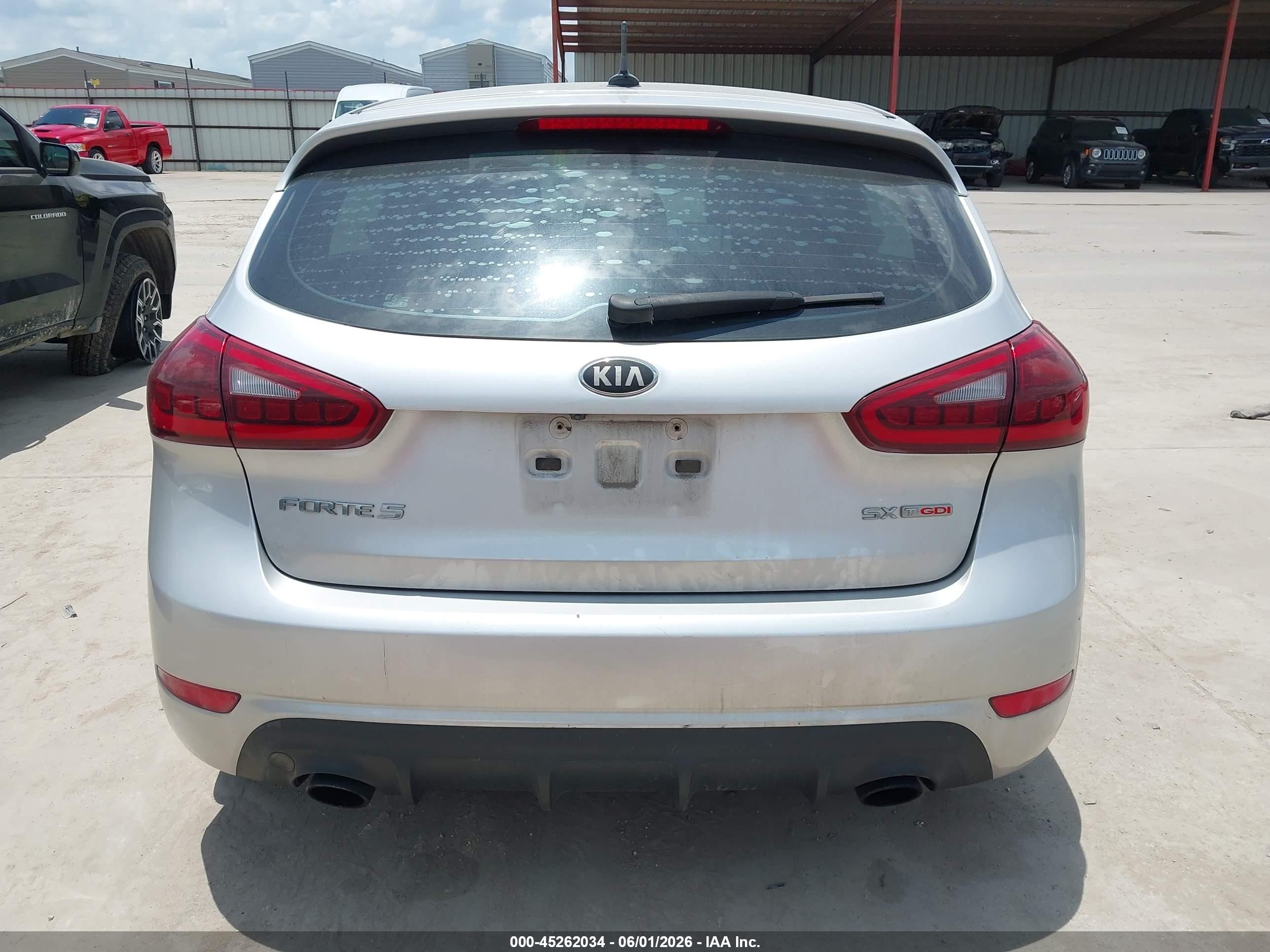 2015 Kia Forte Sx Gray vin: KNAFZ5A3XF5269797