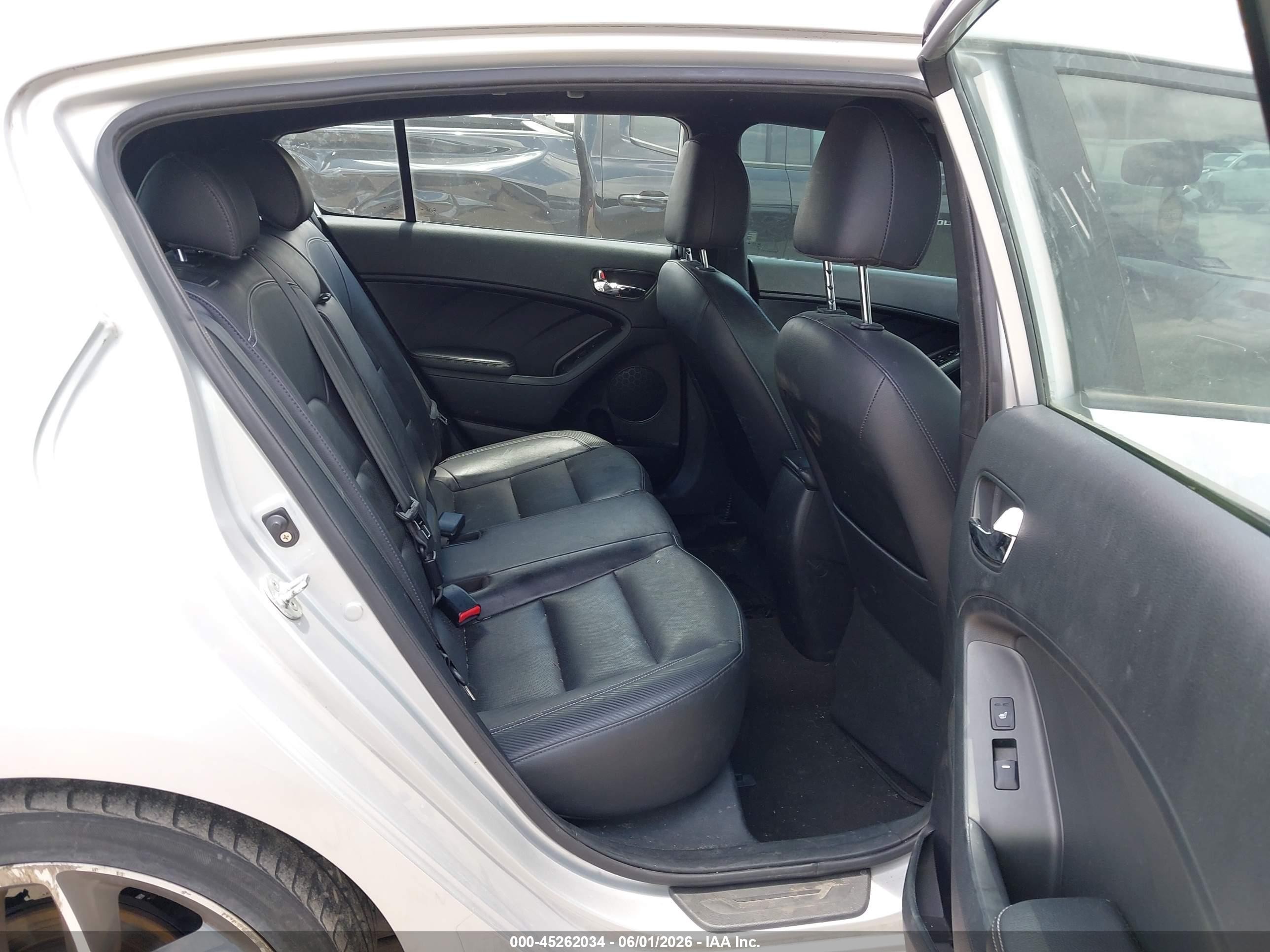 2015 Kia Forte Sx Gray vin: KNAFZ5A3XF5269797