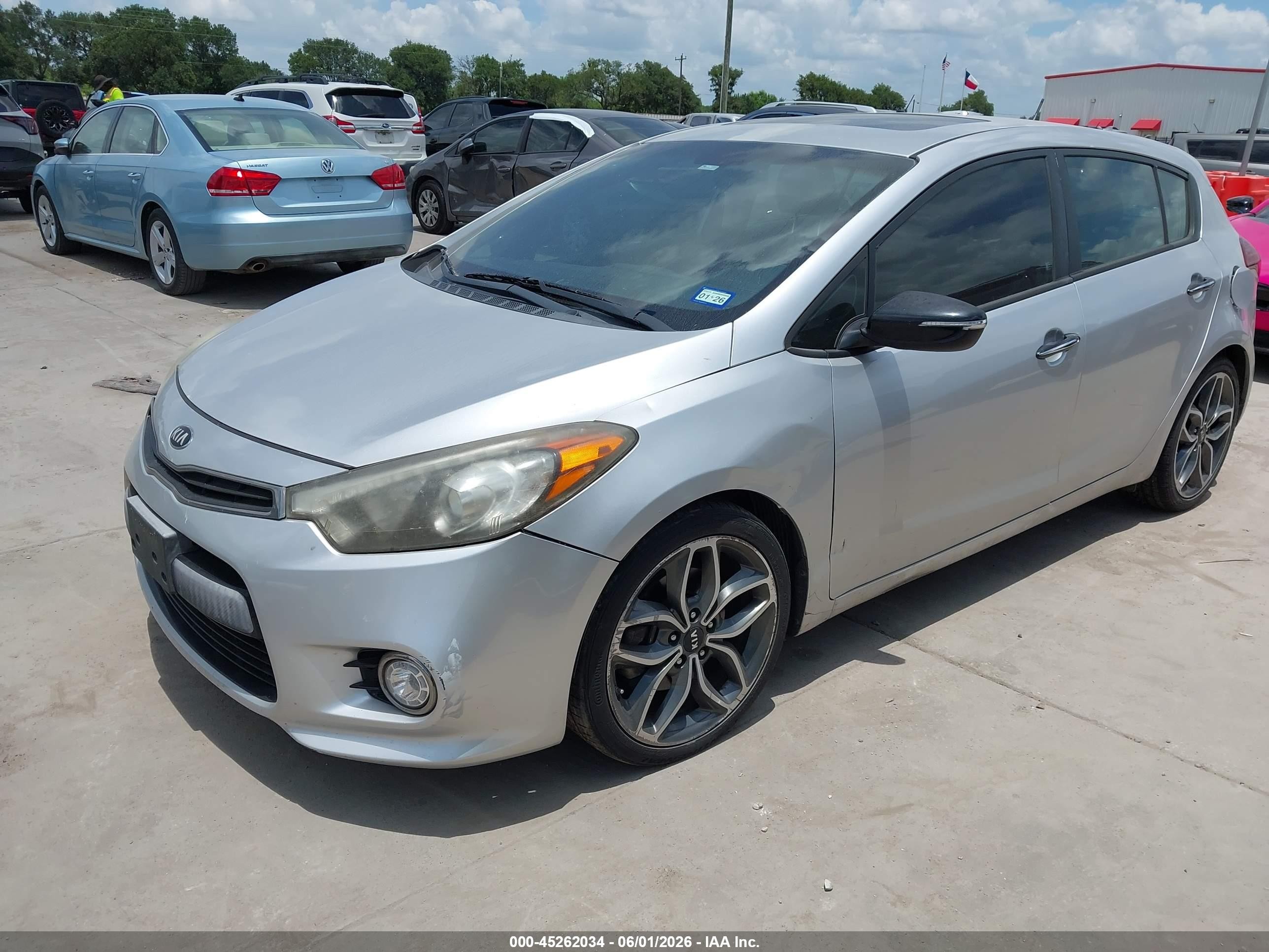 2015 Kia Forte Sx Gray vin: KNAFZ5A3XF5269797