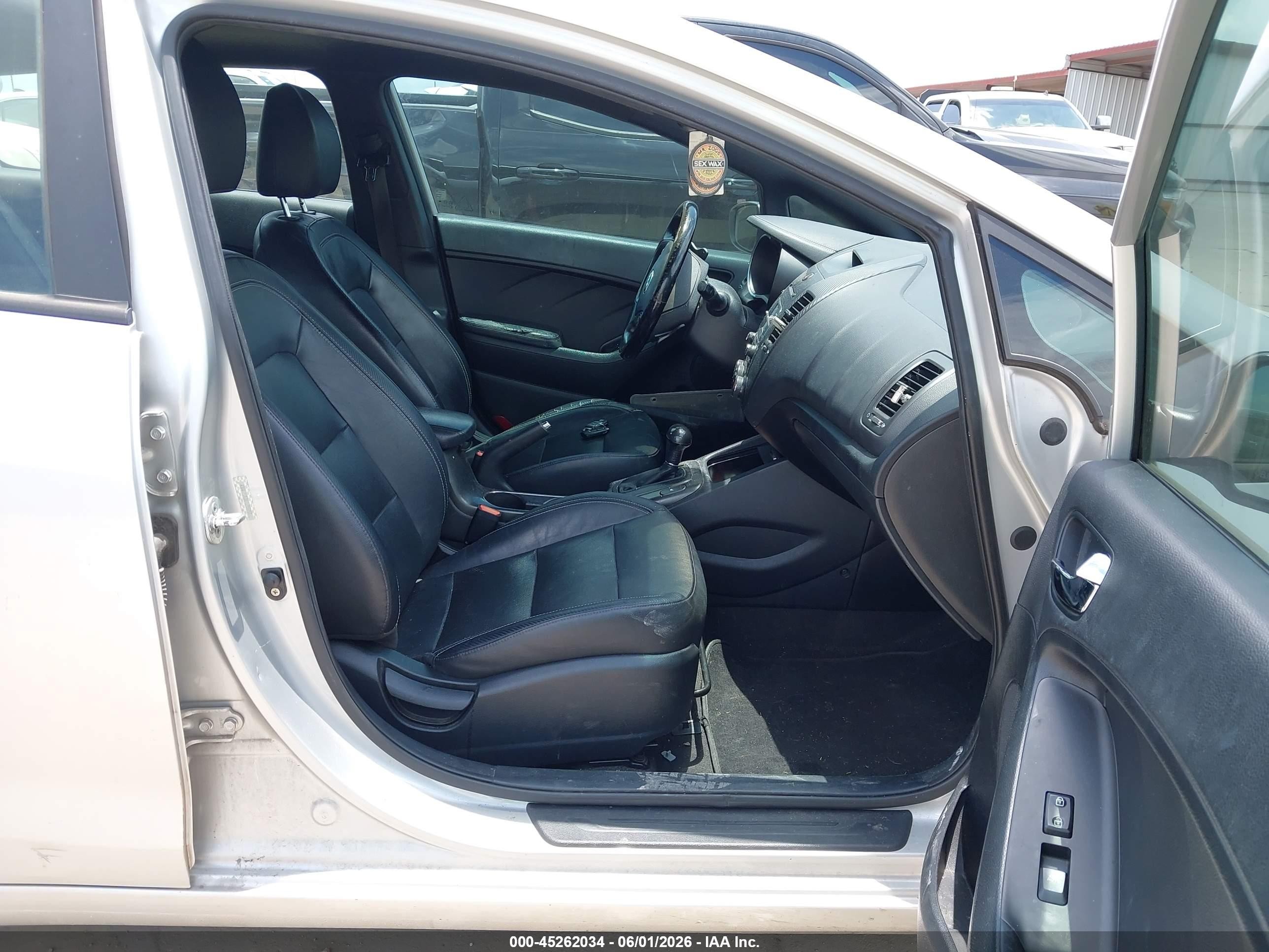 2015 Kia Forte Sx Gray vin: KNAFZ5A3XF5269797
