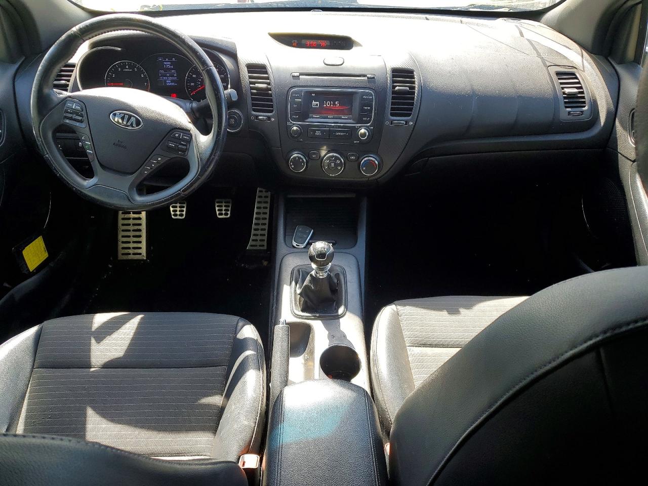 2015 Kia Forte Sx Угольный vin: KNAFZ6A33F5420615