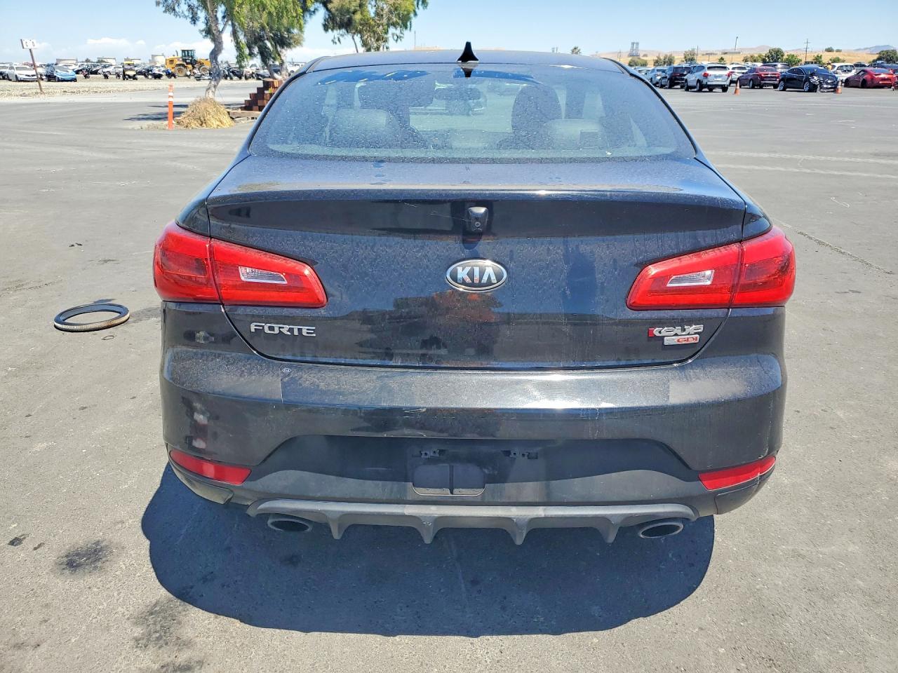 2015 Kia Forte Sx Угольный vin: KNAFZ6A33F5420615