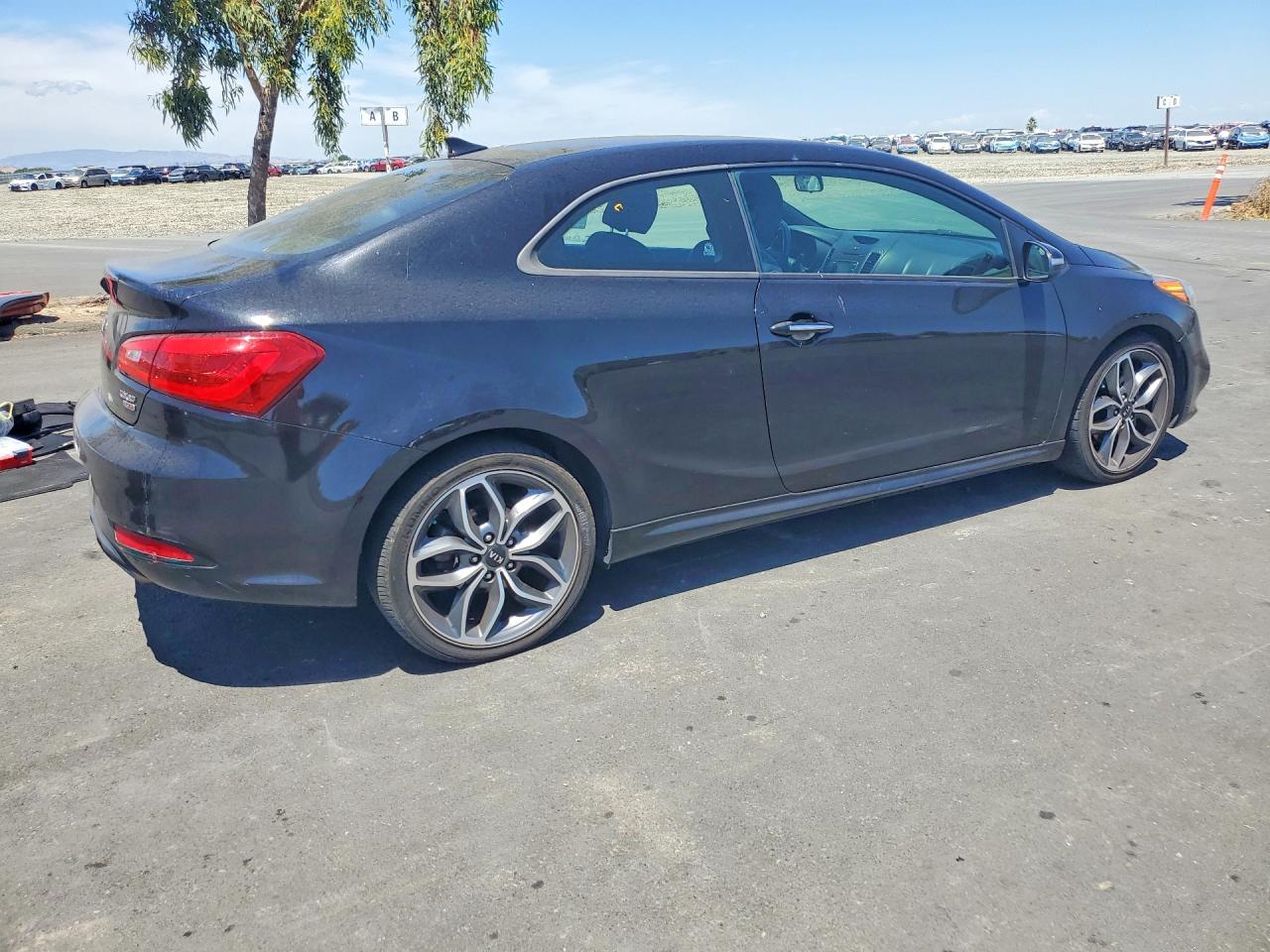 2015 Kia Forte Sx Угольный vin: KNAFZ6A33F5420615