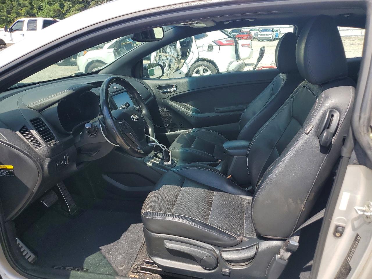 2015 Kia Forte Koup Sx Silver vin: KNAFZ6A34F5265041