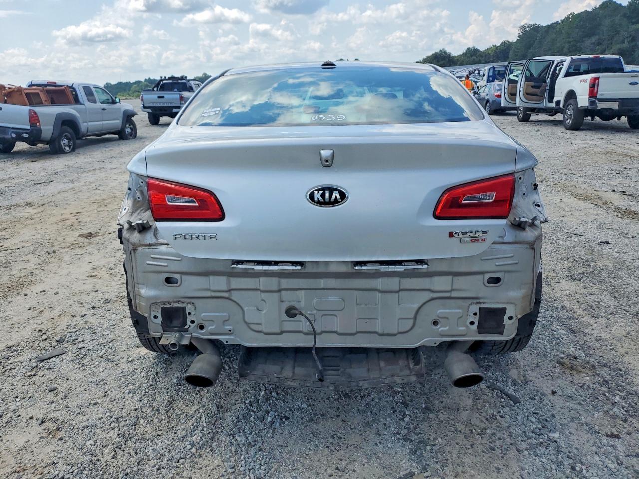 2015 Kia Forte Koup Sx Silver vin: KNAFZ6A34F5265041