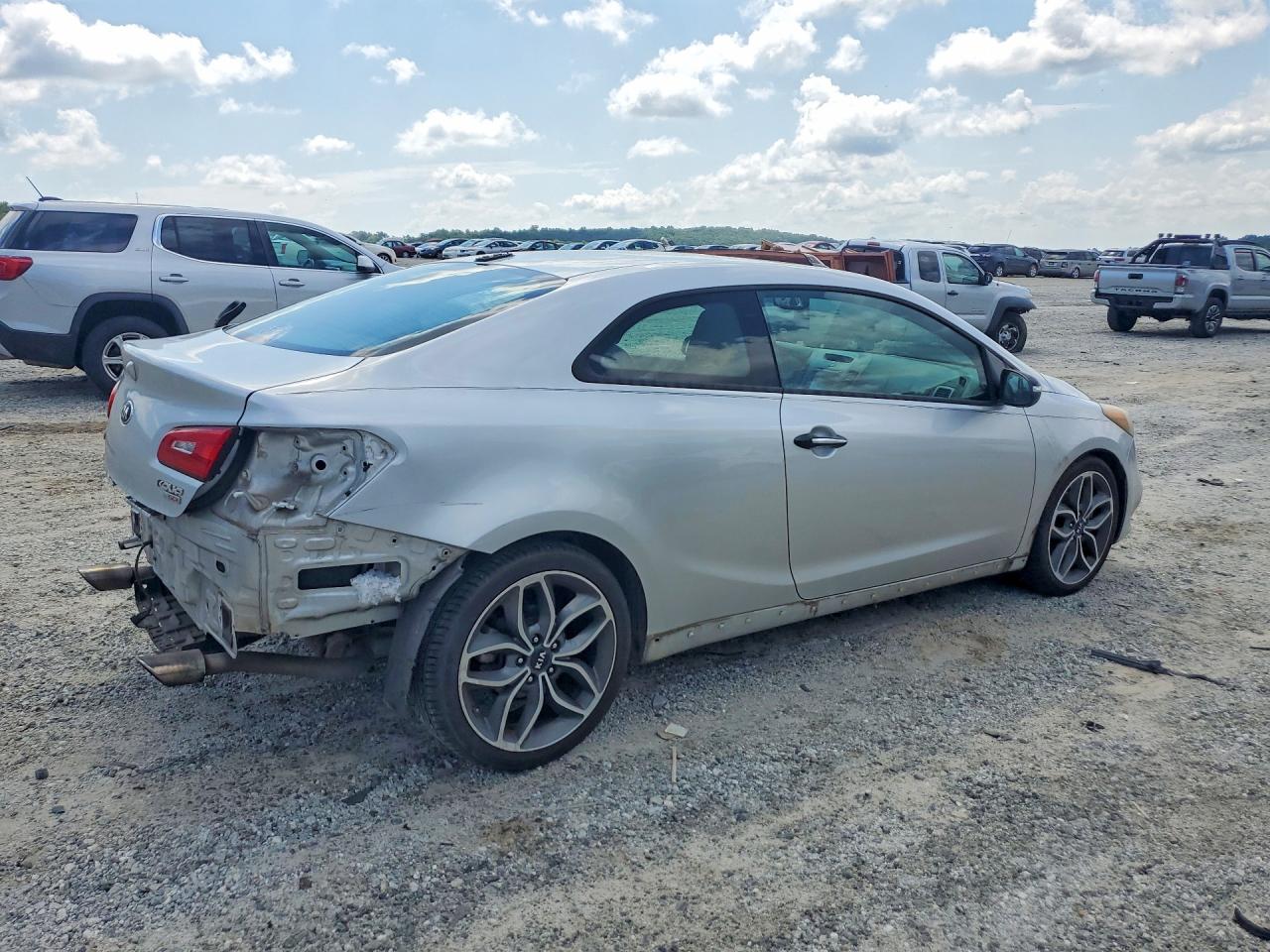 2015 Kia Forte Koup Sx Silver vin: KNAFZ6A34F5265041