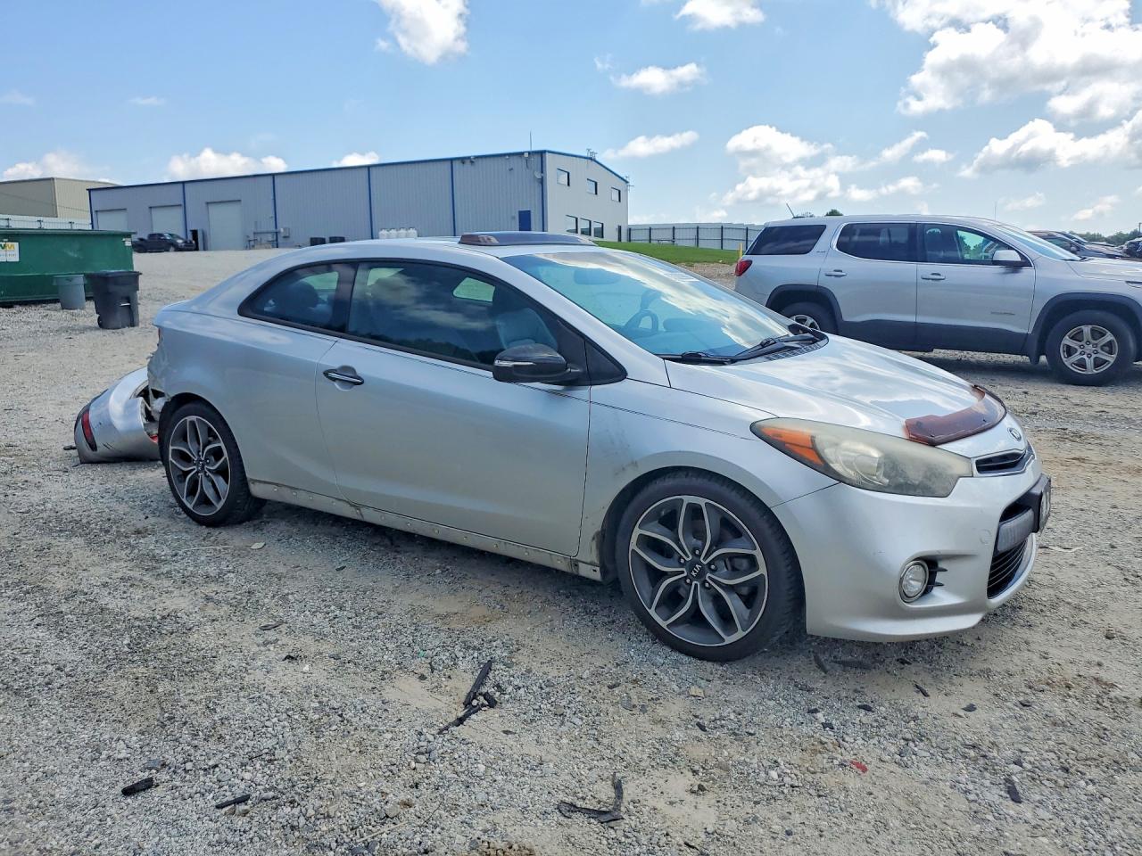 2015 Kia Forte Koup Sx Silver vin: KNAFZ6A34F5265041