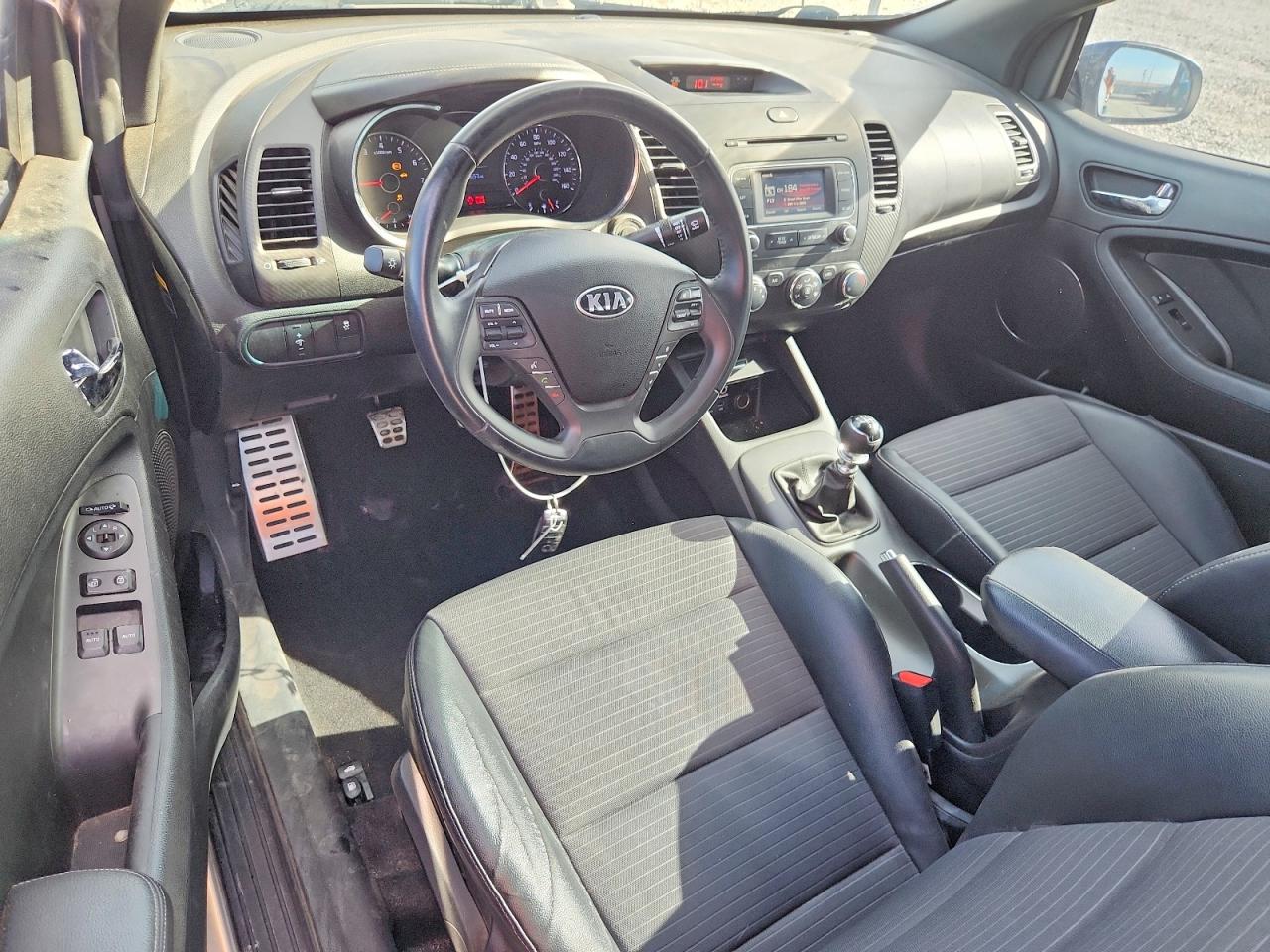 2015 Kia Forte Koup Sx Silver vin: KNAFZ6A36F5301201