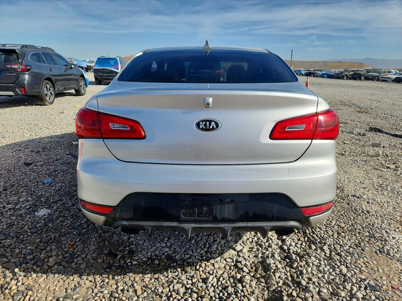 2015 Kia Forte Koup Sx Silver vin: KNAFZ6A36F5301201