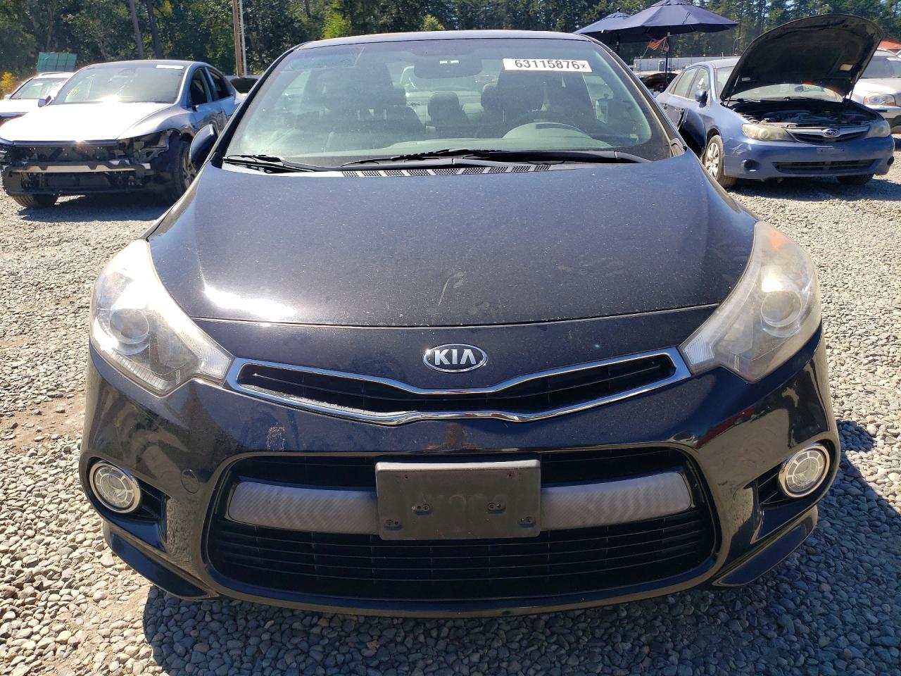 2015 Kia Forte Koup Sx Black vin: KNAFZ6A38F5368589