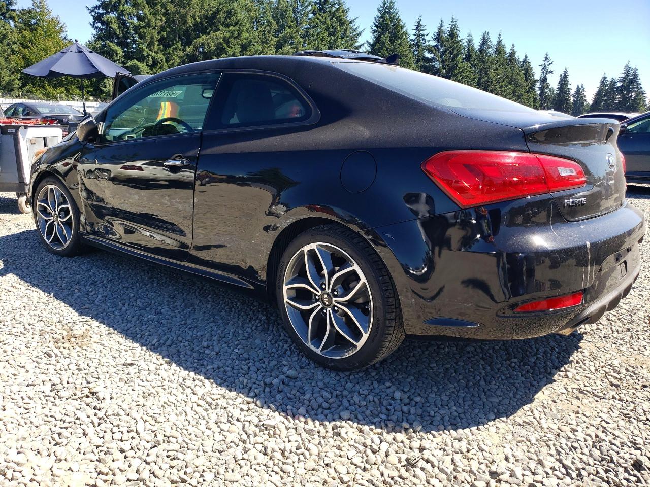 2015 Kia Forte Koup Sx Black vin: KNAFZ6A38F5368589