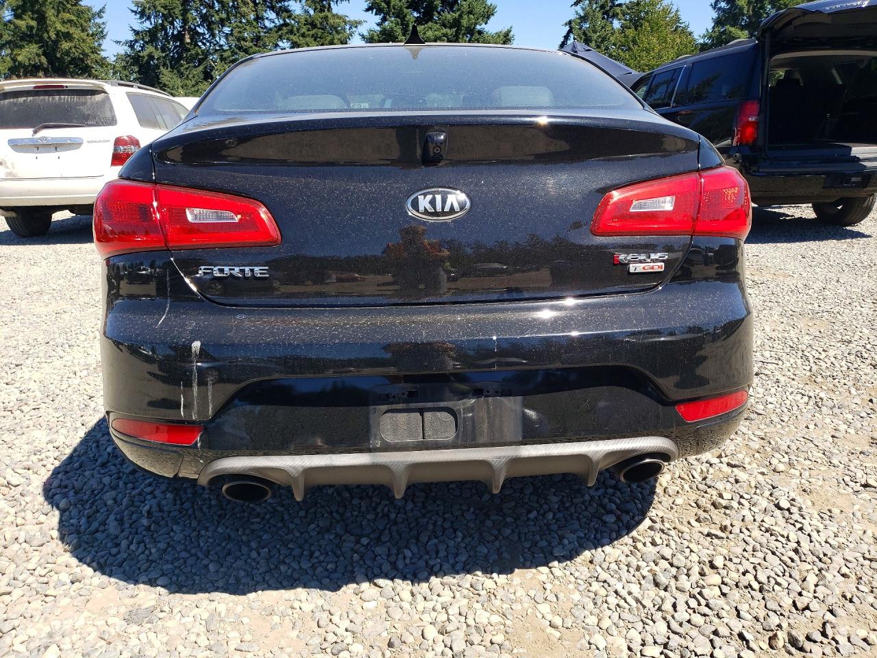 2015 Kia Forte Koup Sx Black vin: KNAFZ6A38F5368589