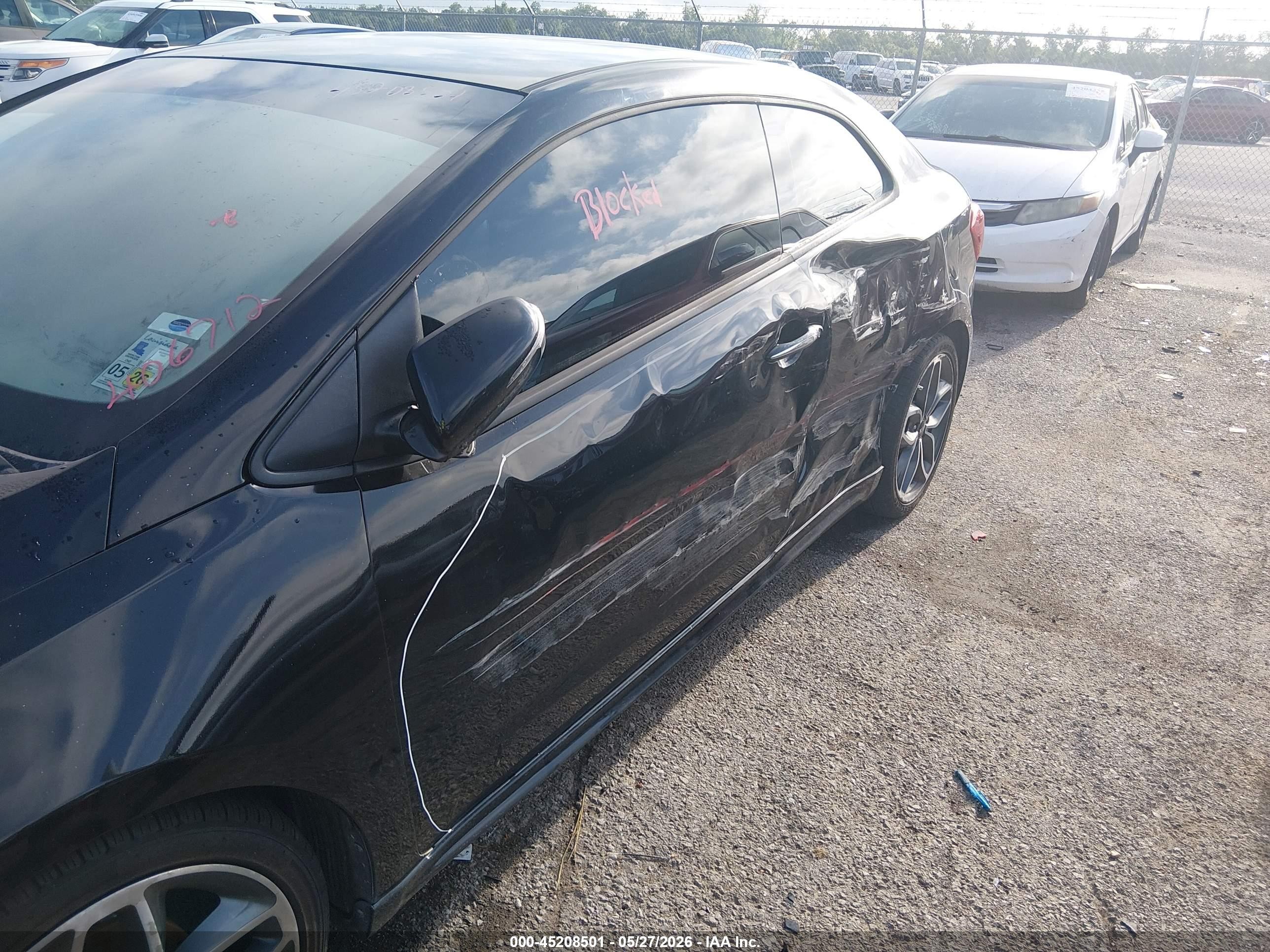 2015 Kia Forte Koup Sx Black vin: KNAFZ6A38F5406712