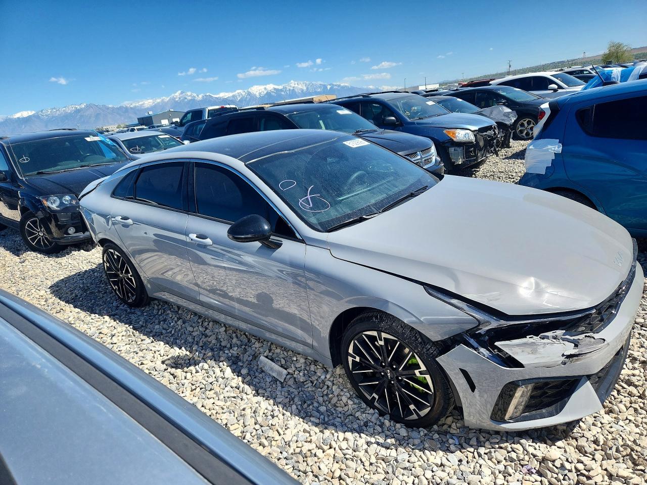 2026 Kia K5 Gt Gray vin: KNAG44J84T5448910