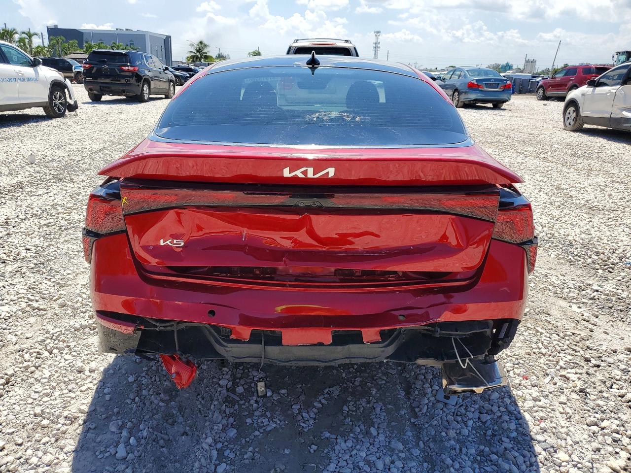 2025 Kia K5 Gt Red vin: KNAG44J87S5322474