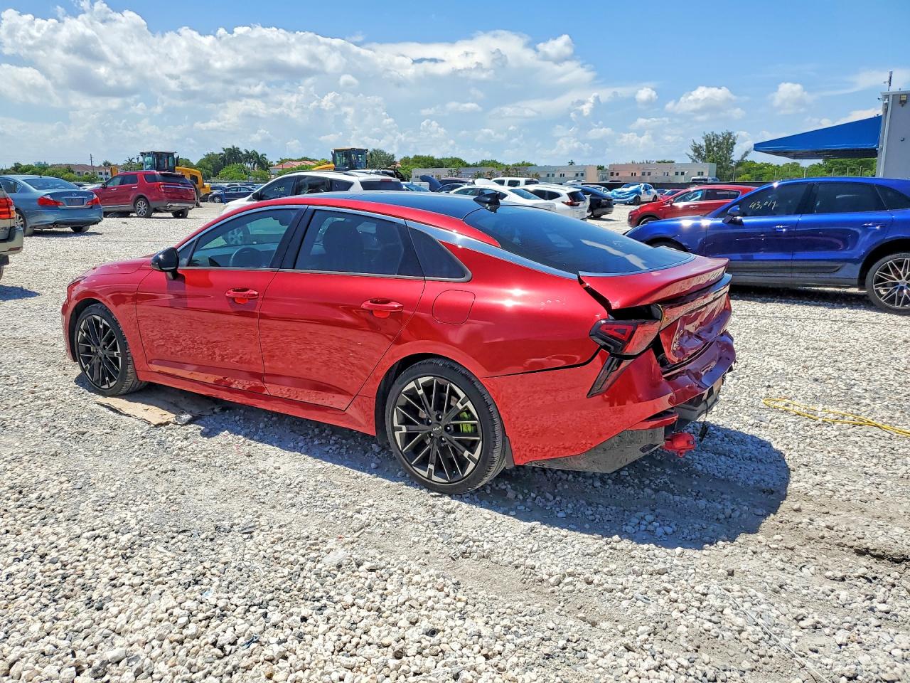 2025 Kia K5 Gt Red vin: KNAG44J87S5322474