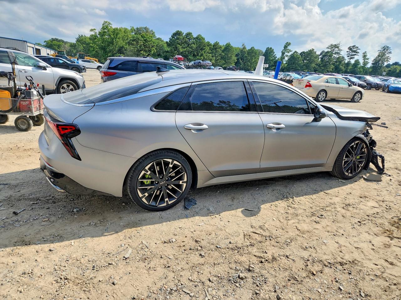 2025 Kia K5 Gt Gray vin: KNAG44J8XS5348423